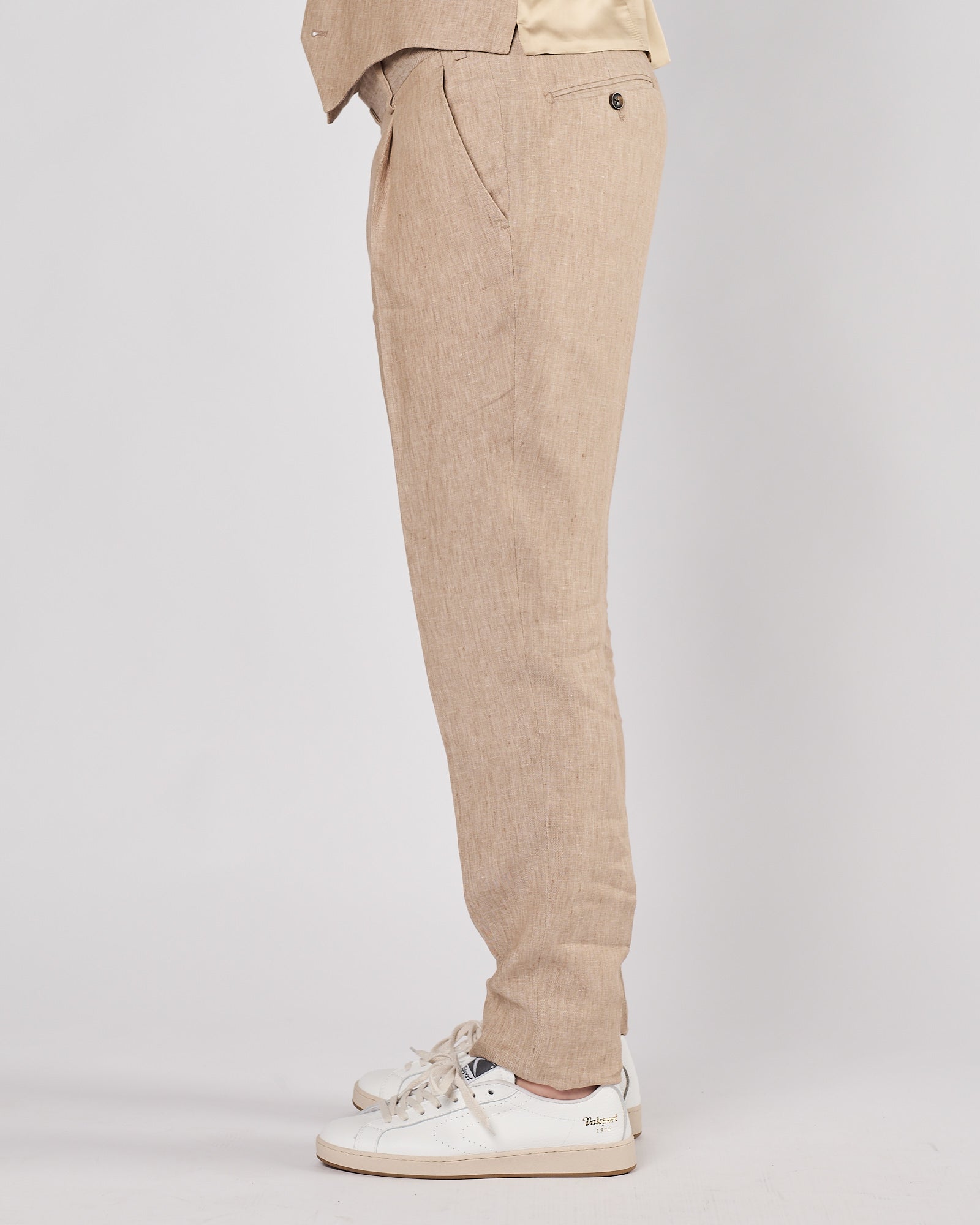 Abito A|STORE in lino beige