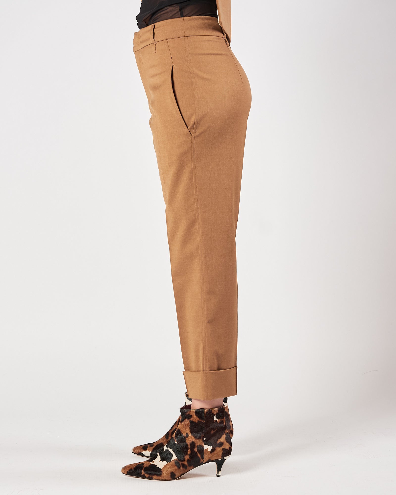 Pantalone Tela9 dritto cammello