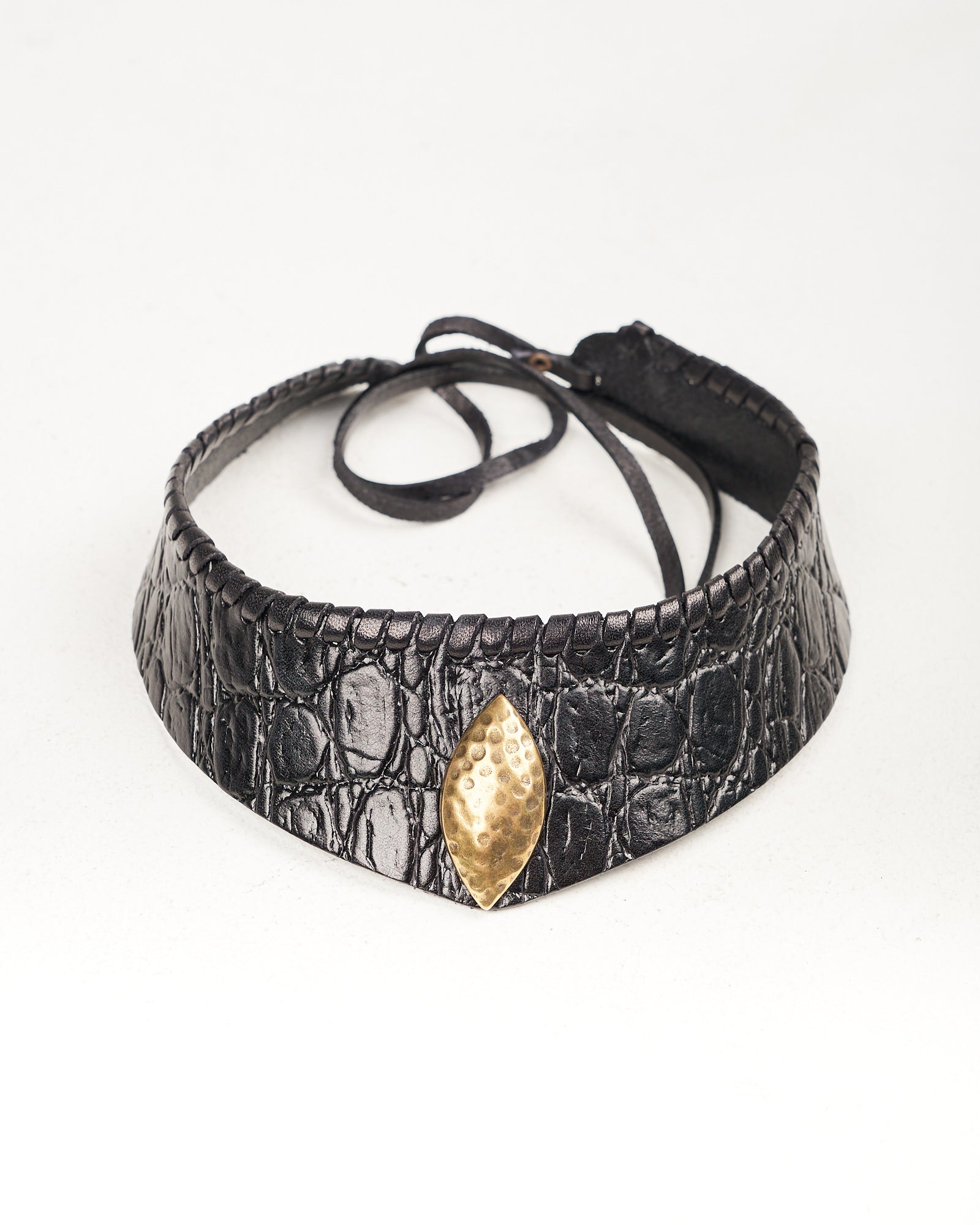 Collana Alberto Luti in cocco nera