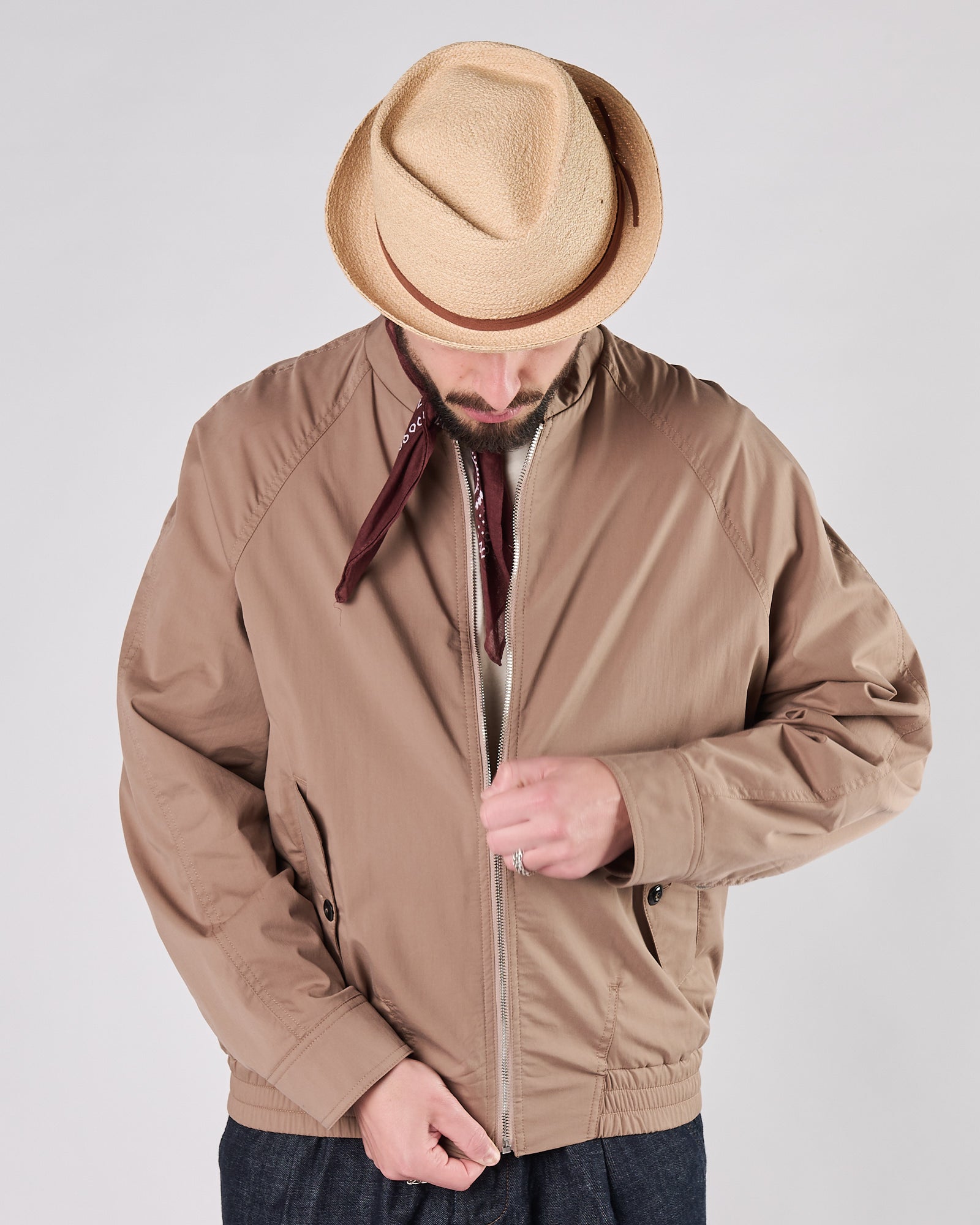 Giacchetto Officina36 in cotone cammello