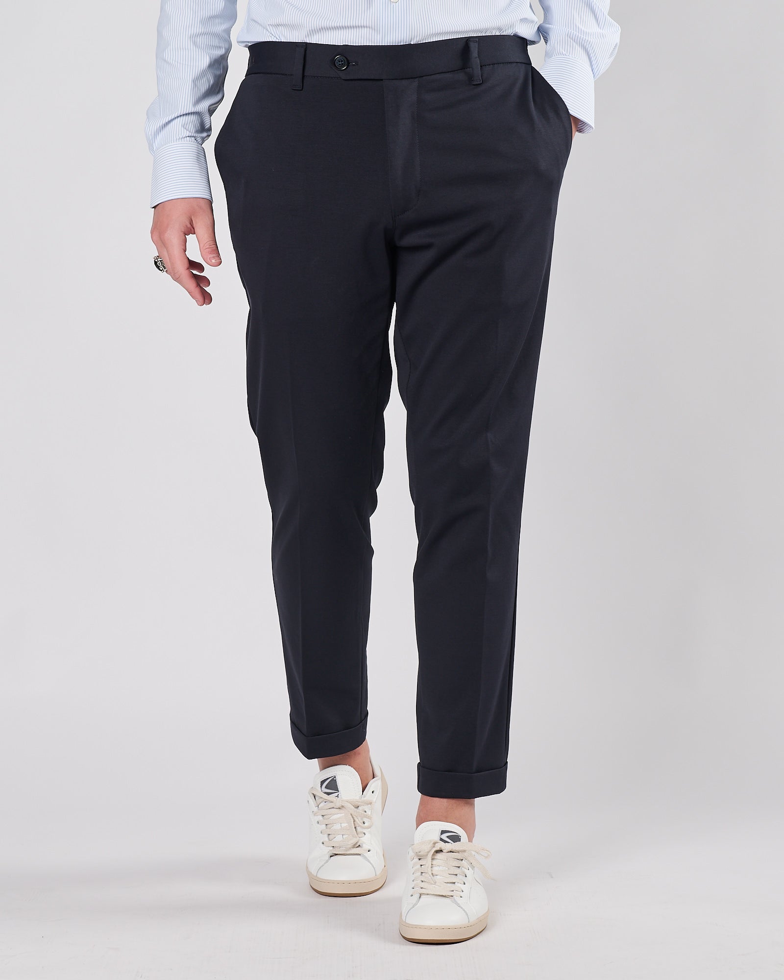 Pantalone Enjoy in jersey blu