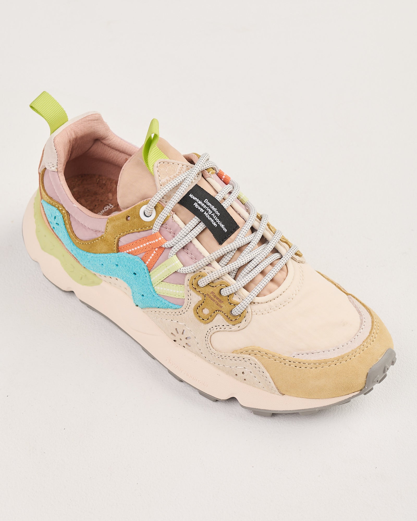 Sneaker Flower Mountain Cream Milk Light Blue