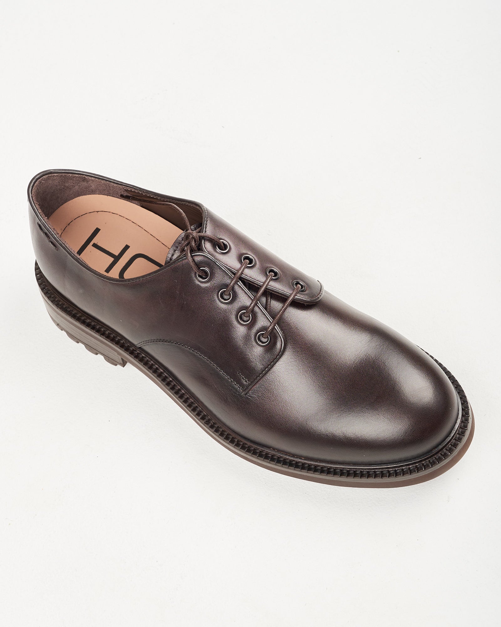 Scarpa Alexander Hotto allacciata in pelle moro