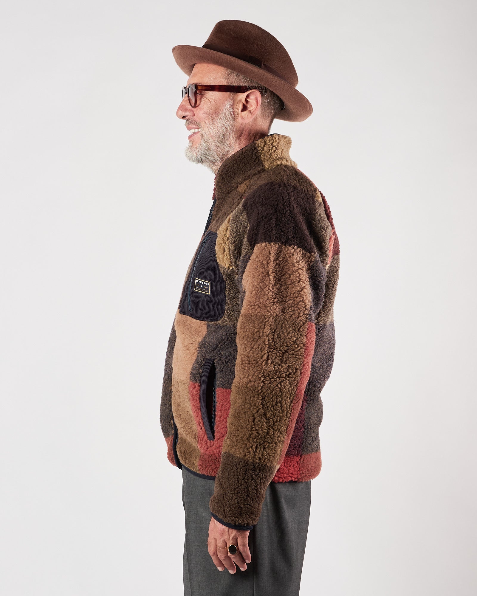 Felpa In The Box orsetto multicolor con zip