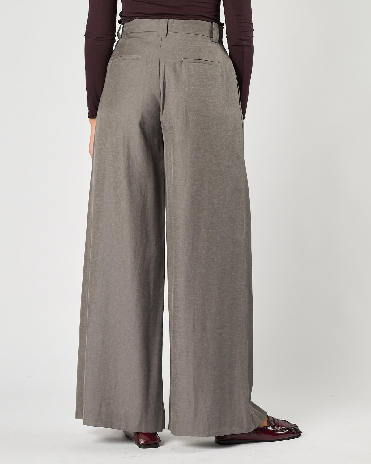 Pantalone Eleh doppia pence grigio