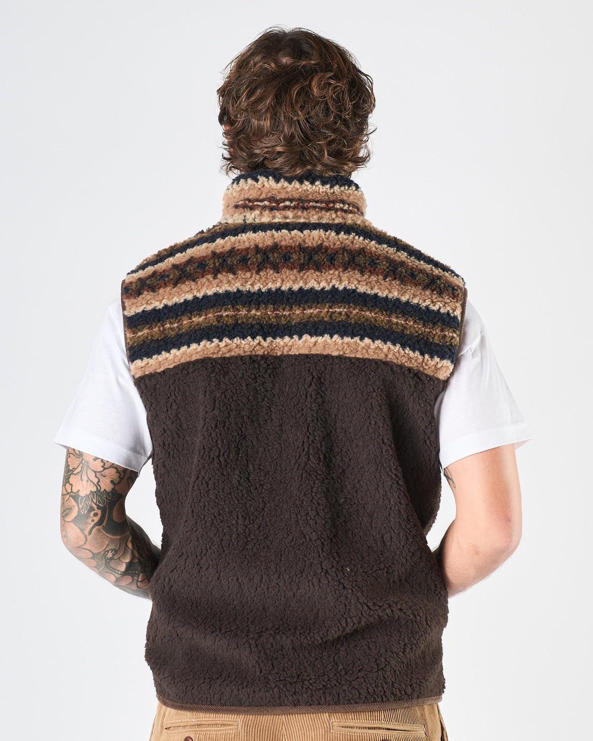 Gilet In The Box orsetto fanatsia jacquard