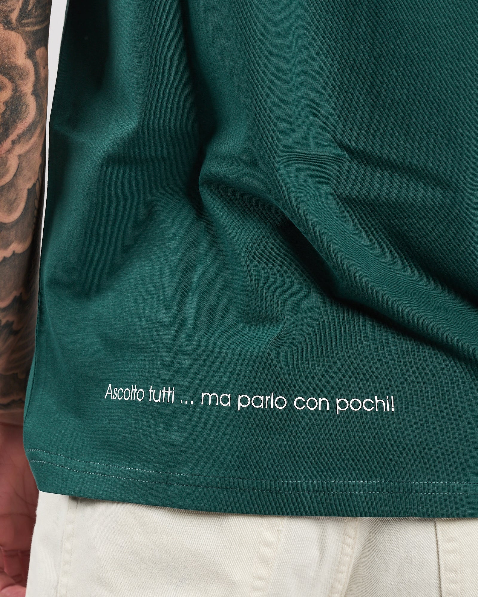 T-shirt A|STORE regular green con logo