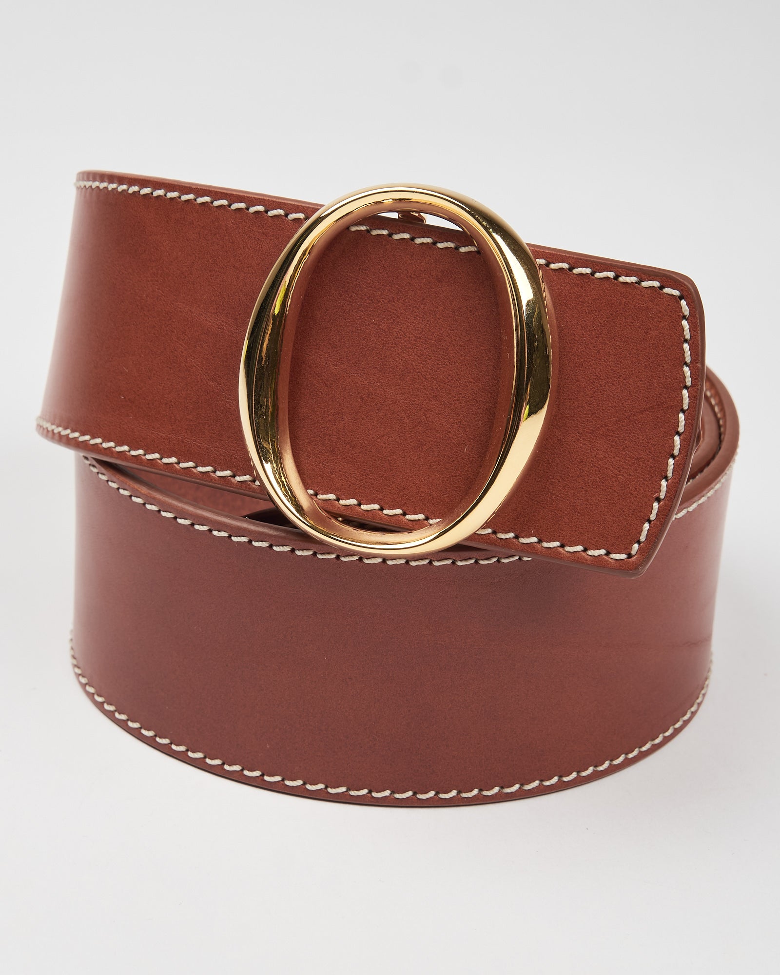 Cintura Orciani in pelle cuoio