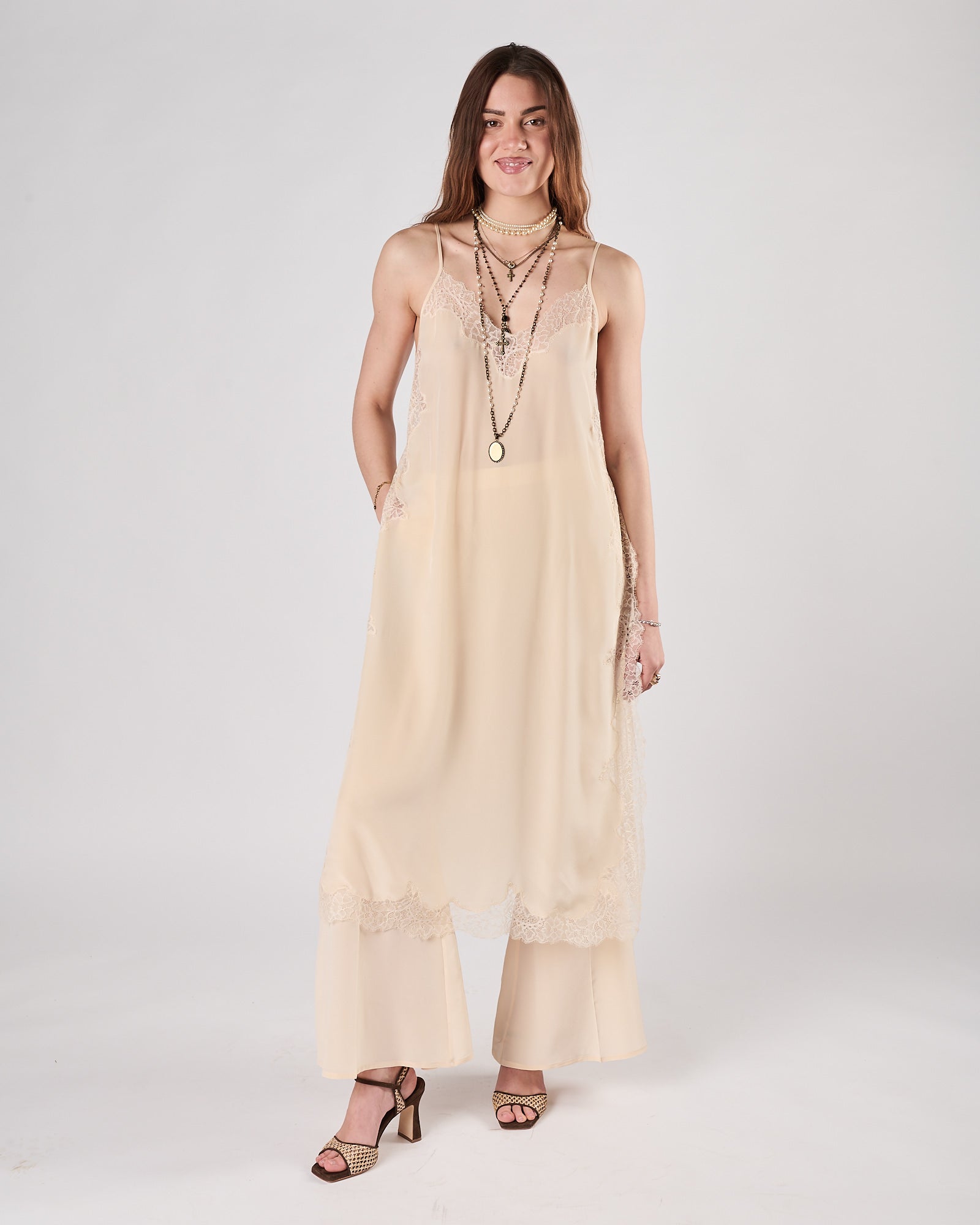 Pantalone Mes Demoiselles nude