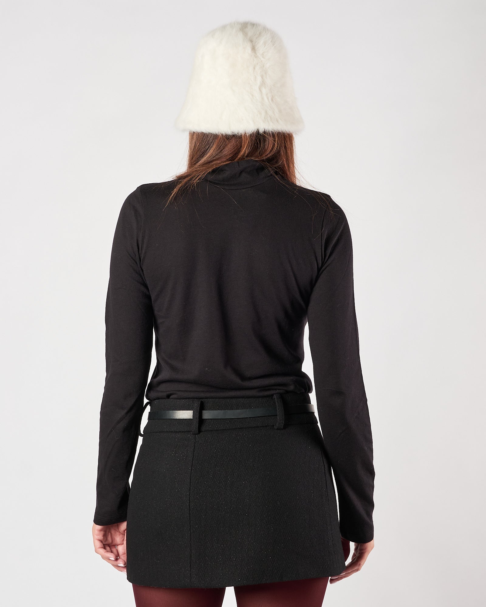 Maglia Majestic mezzo collo nera