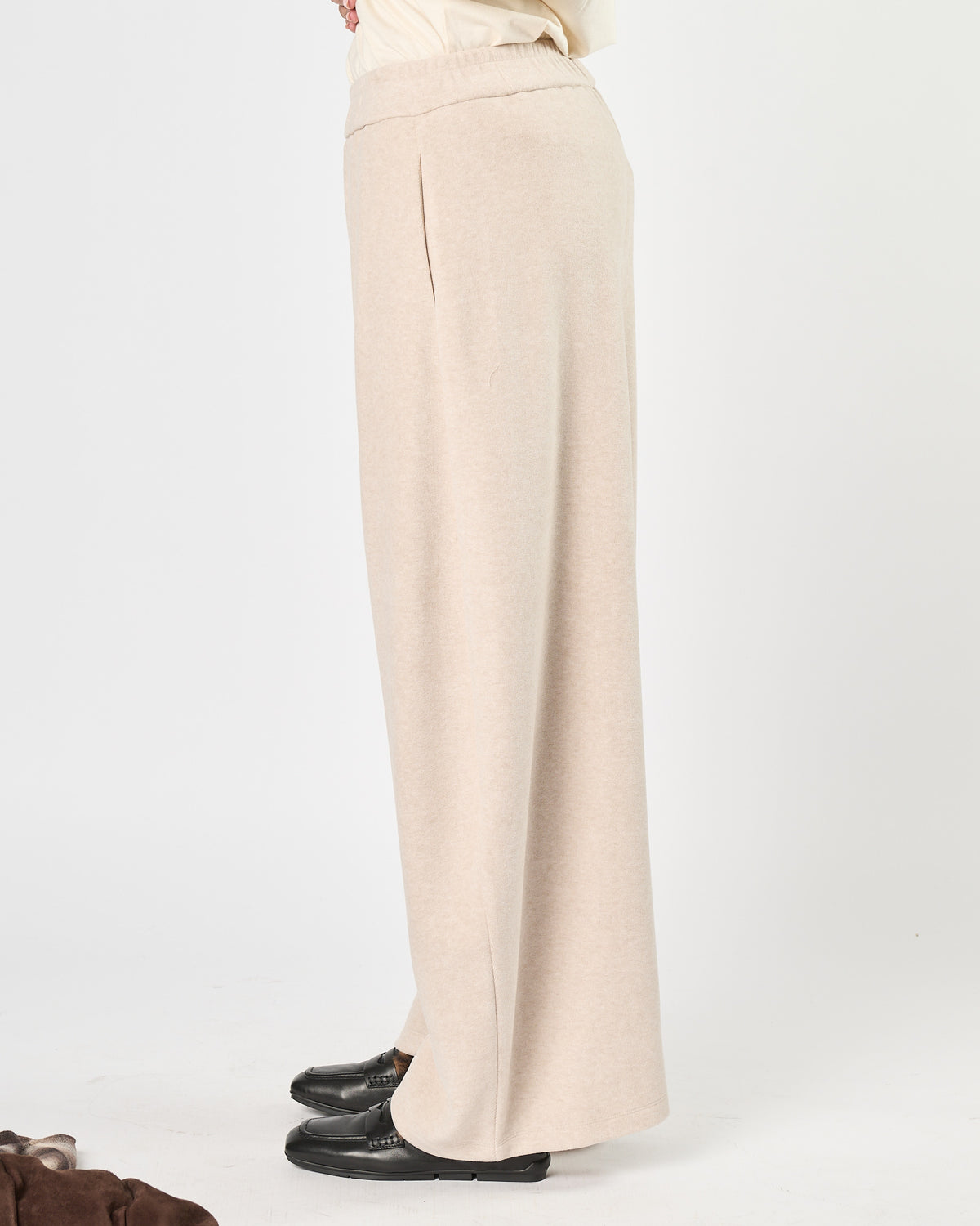 Pantalone Eleh in felpa beige