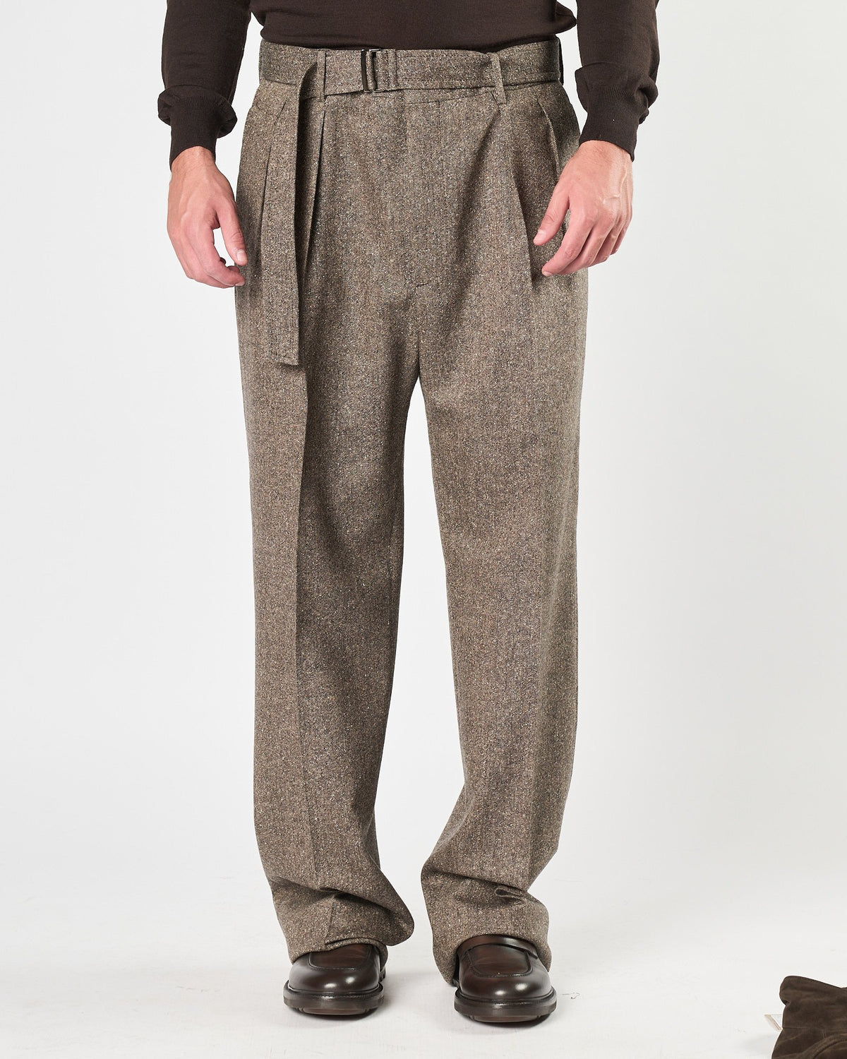 Pantalone Tagliatore largo motivo sale pepe