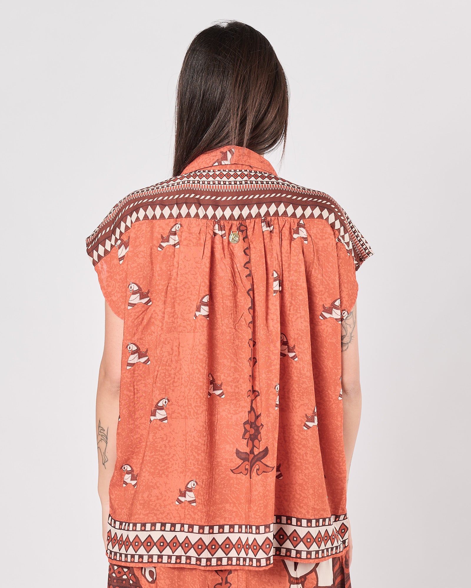 Camicia PAHIESA fantasia orange