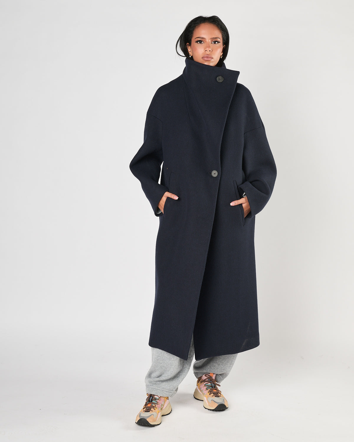 Cappotto Tela9 over blu