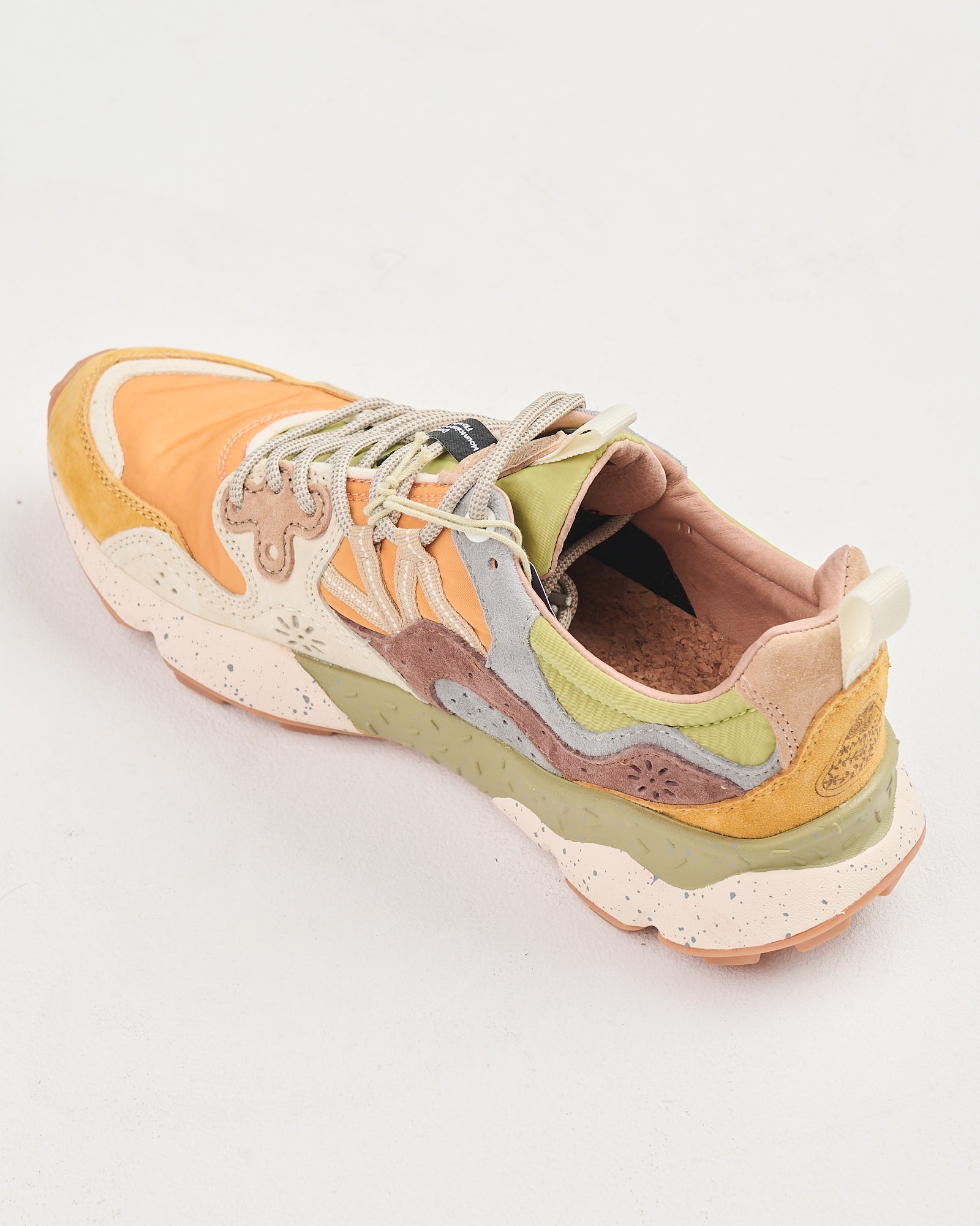 Sneaker Flower Mountain Ocher orange beige