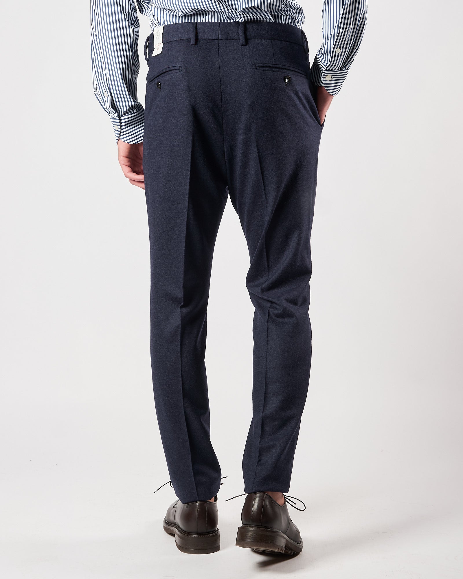 Pantalone Lbm1911 con elastico in vita blu