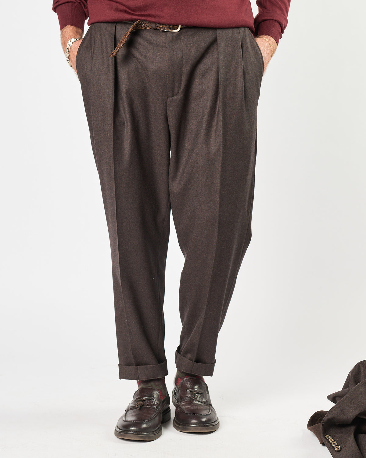 Pantalone Lbm1911 doppia pence testa di moro