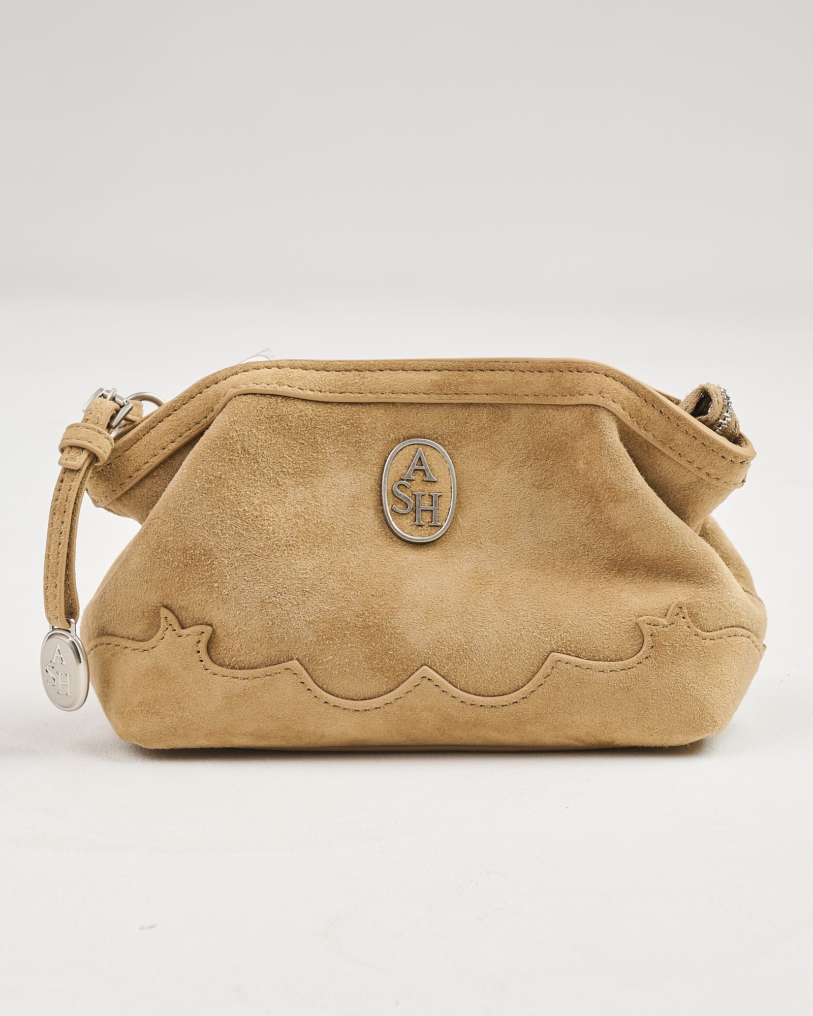 Borsa Ash piccola in suede green