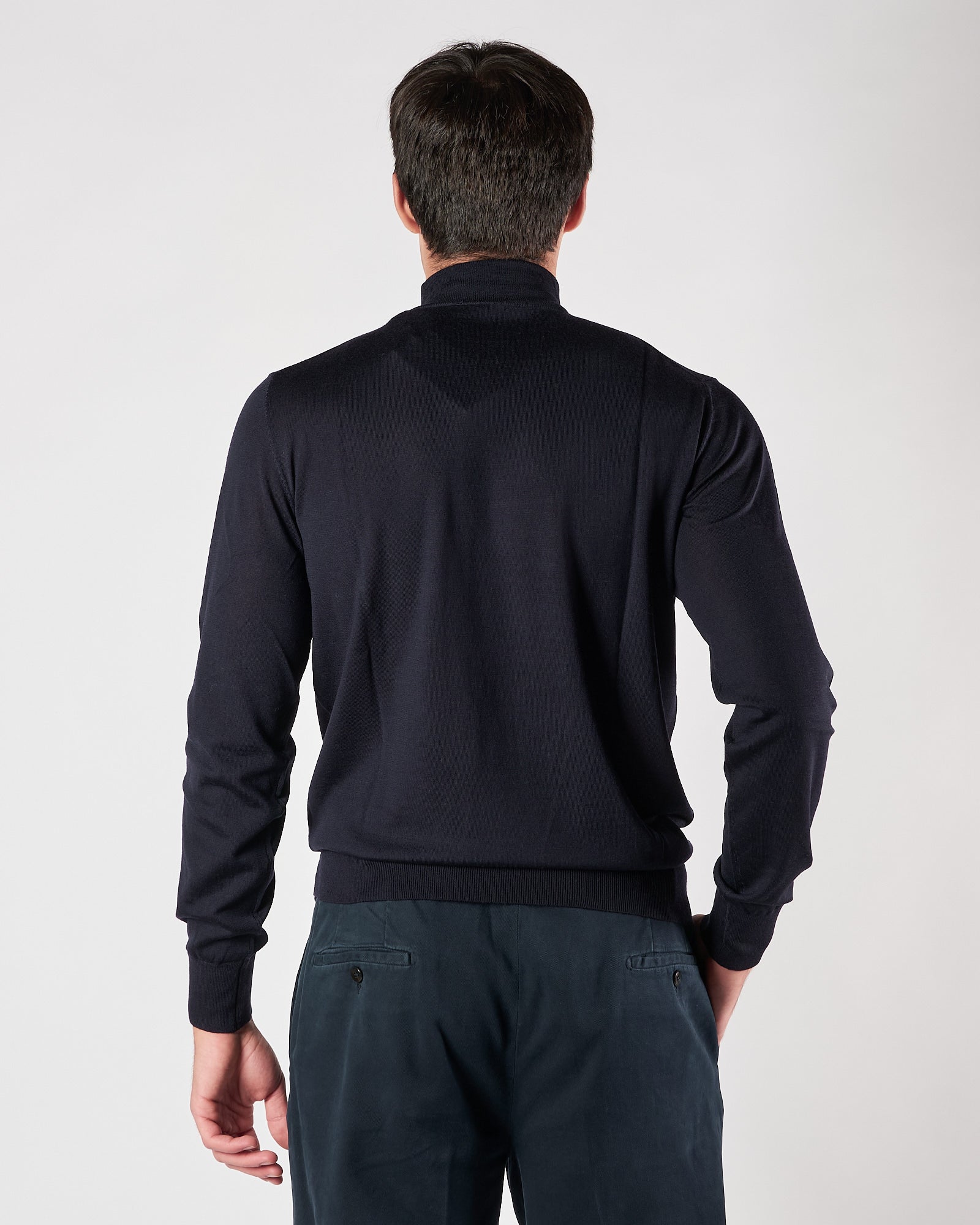 Maglia Lbm1911 dolcevita blu