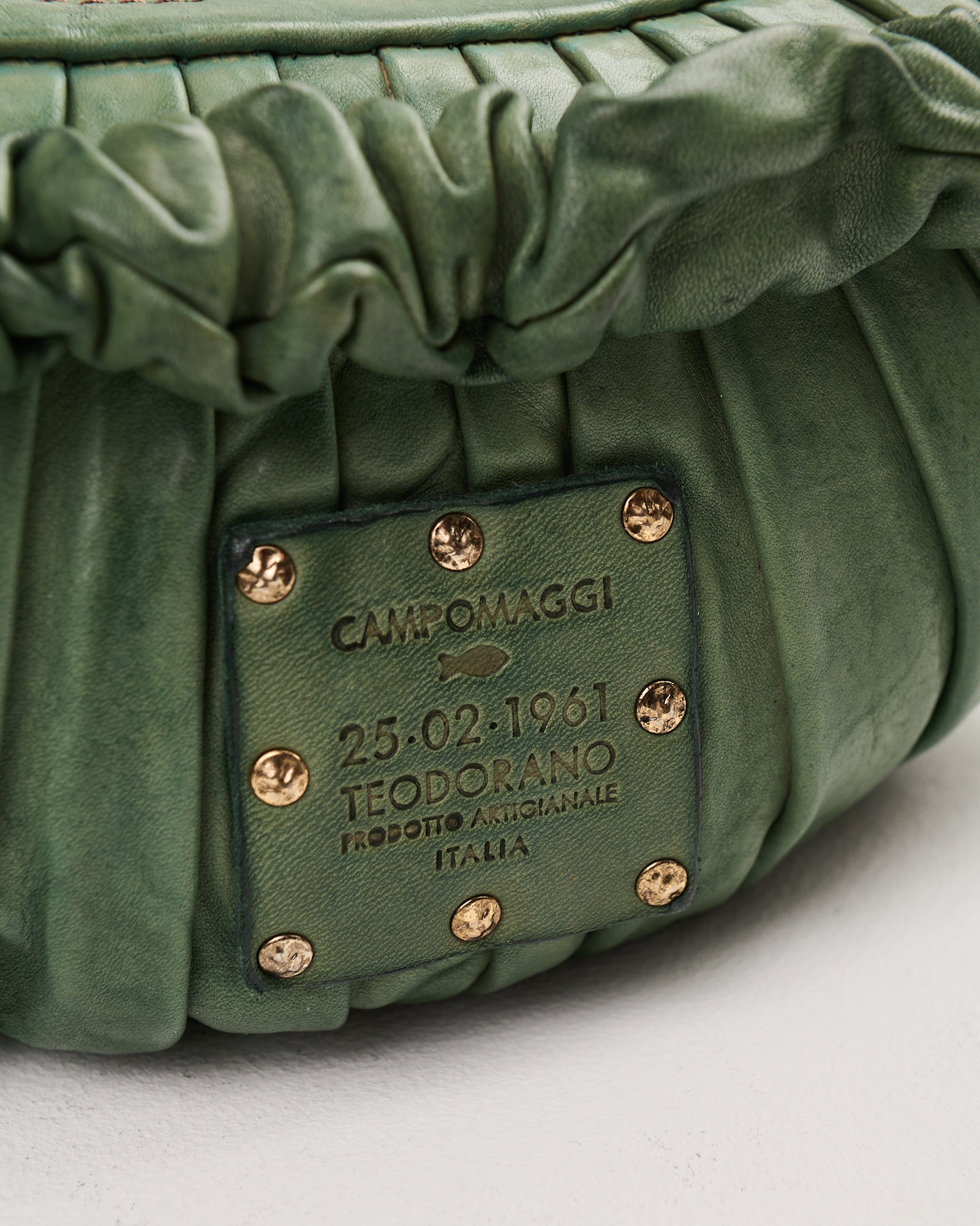 Borsa Campomaggi Luna mini con pieghe mini lago