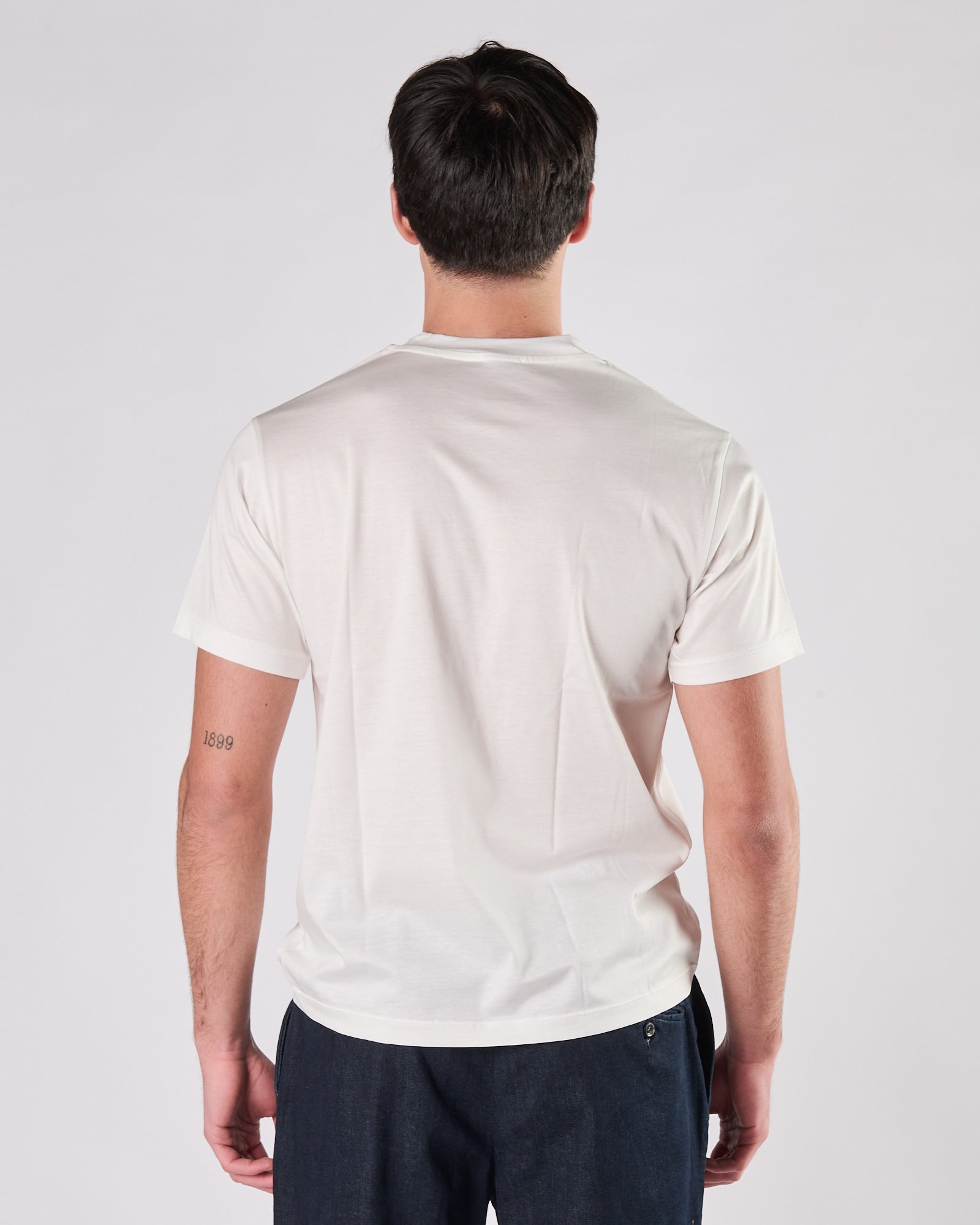 T-shirt Aimé regular tessuto modal panna