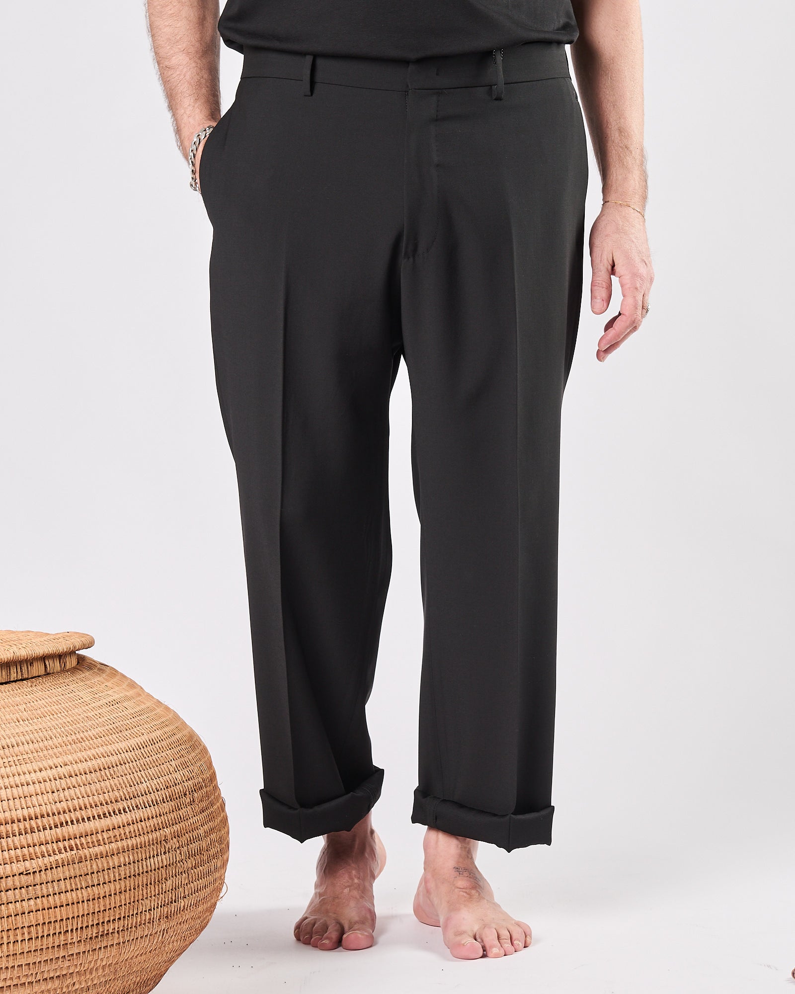 Pantalone Tagliatore morbido nero