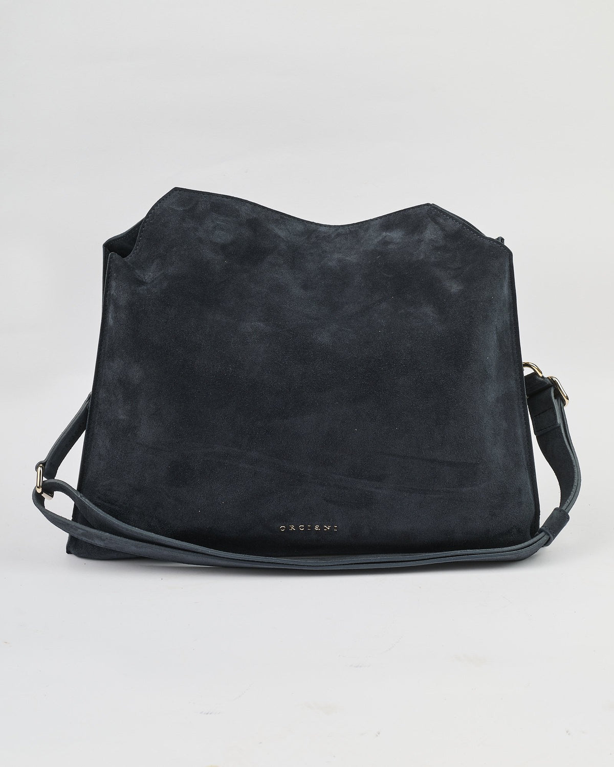 Borsa Orciani Trinity M peach oro blu