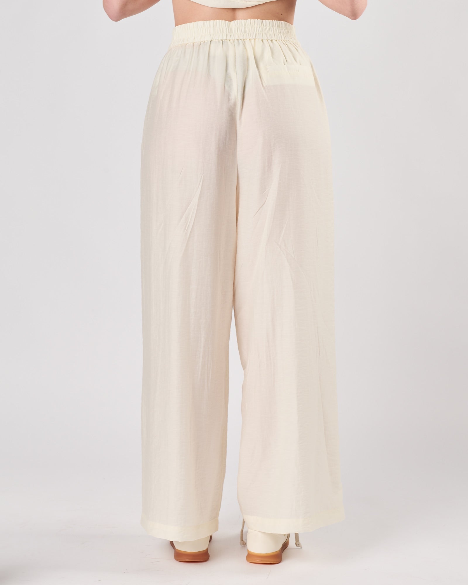 Pantalone Eleh panna con pence