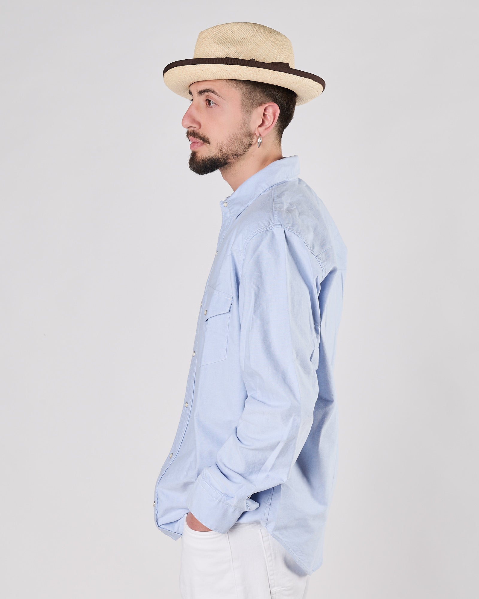 Camicia Chesapeake's texana celeste in oxford