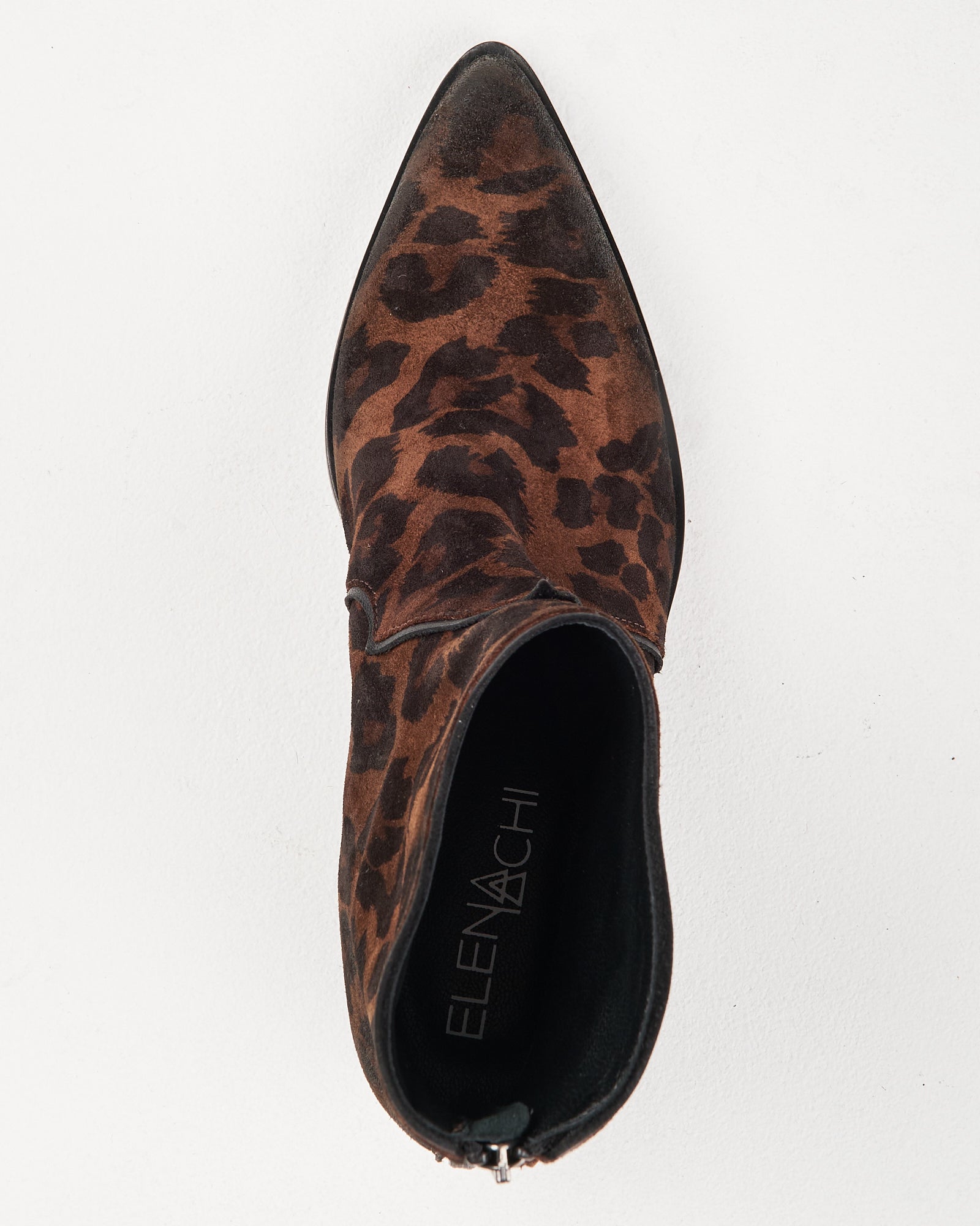 Texano Elena Iachi in camoscio leopard