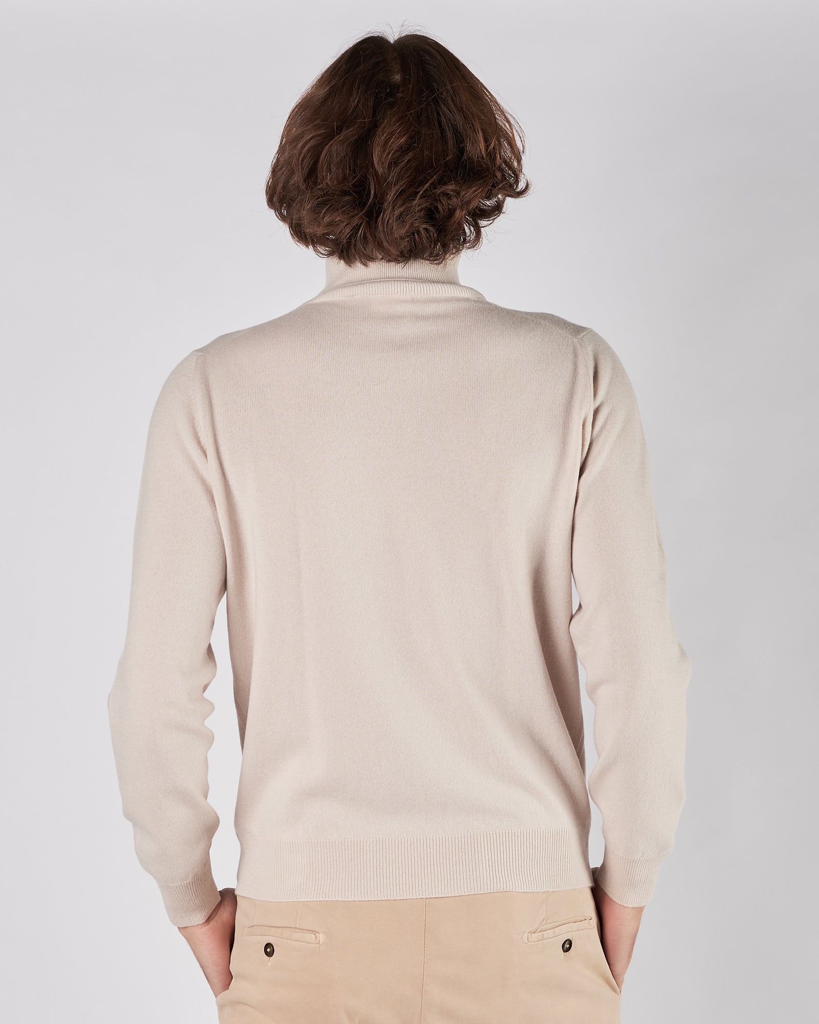 Maglia A|STORE dolcevita panna