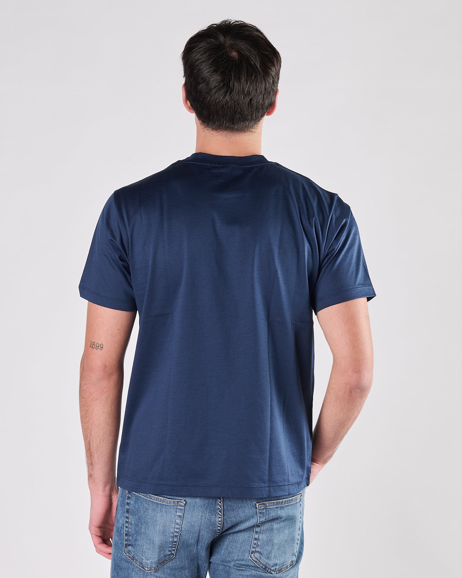 T-shirt Aimé regular tessuto modal blu