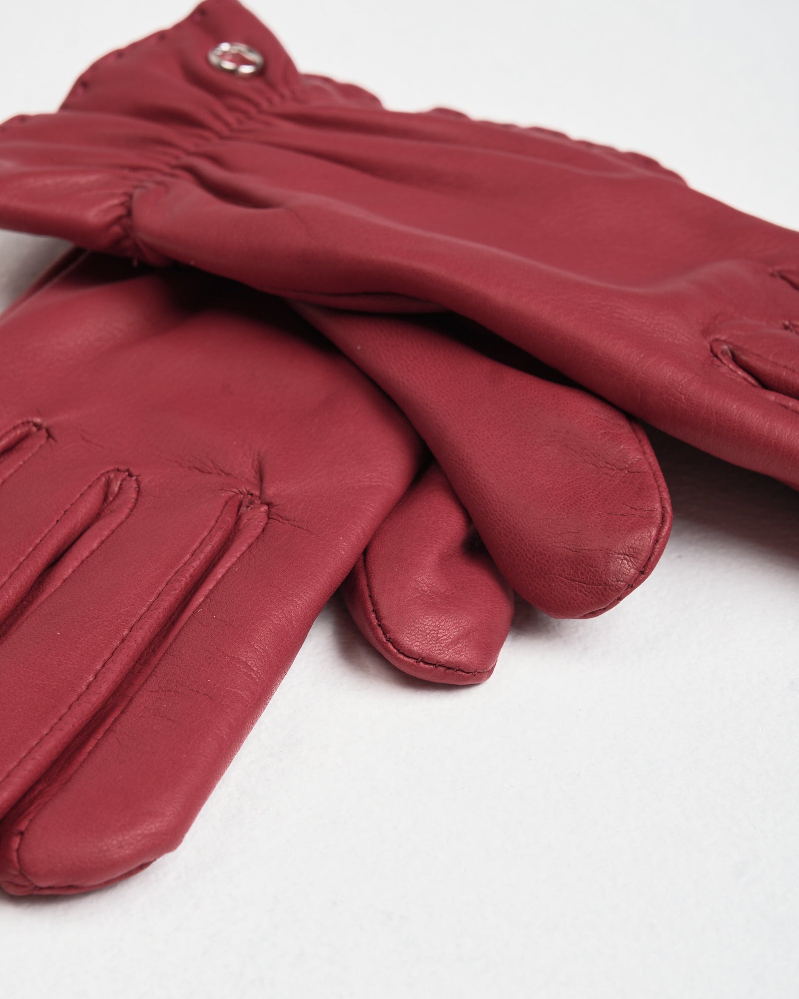 Guanti Orciani in nappa rossi