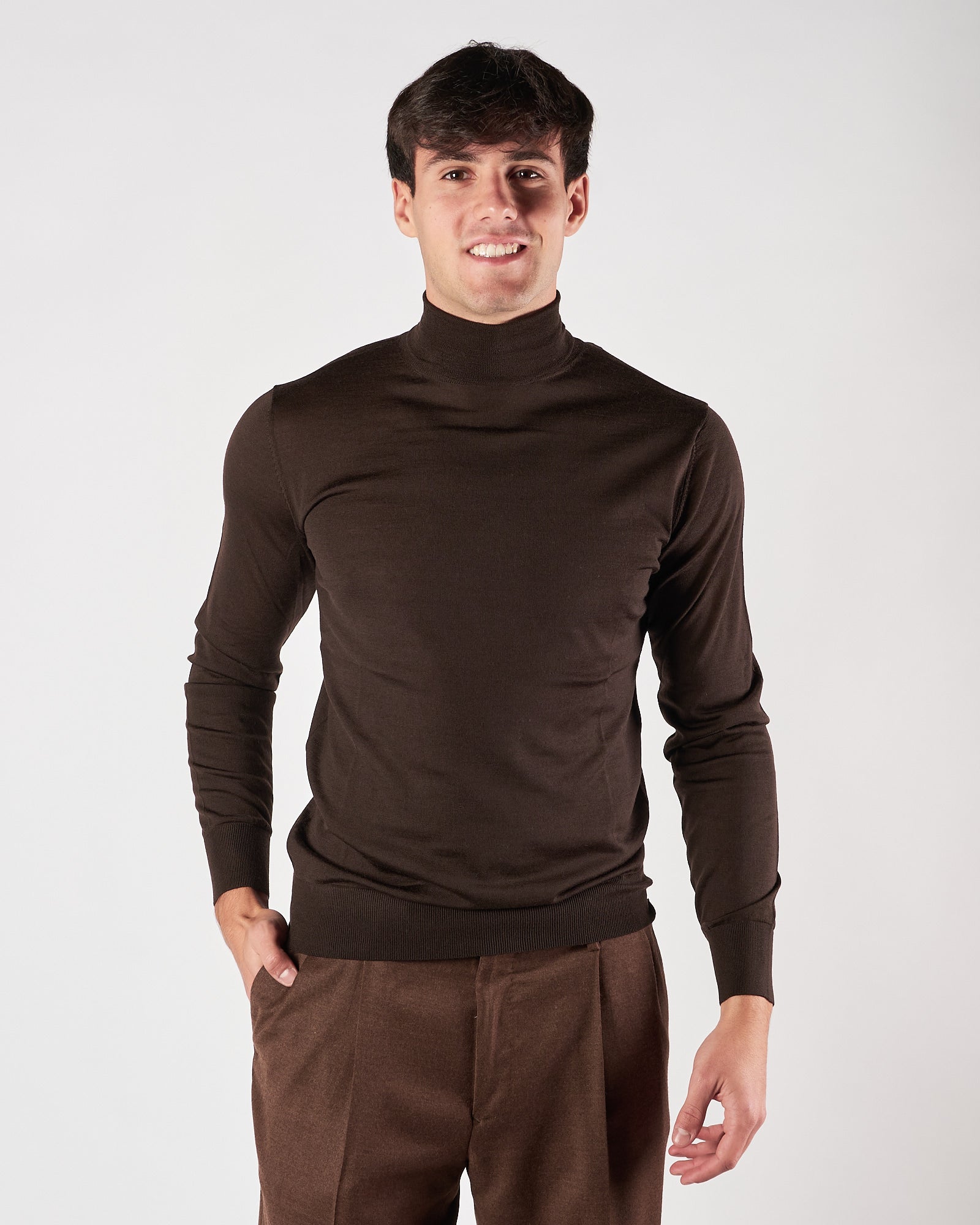 Maglia Lbm1911 dolcevita testa moro