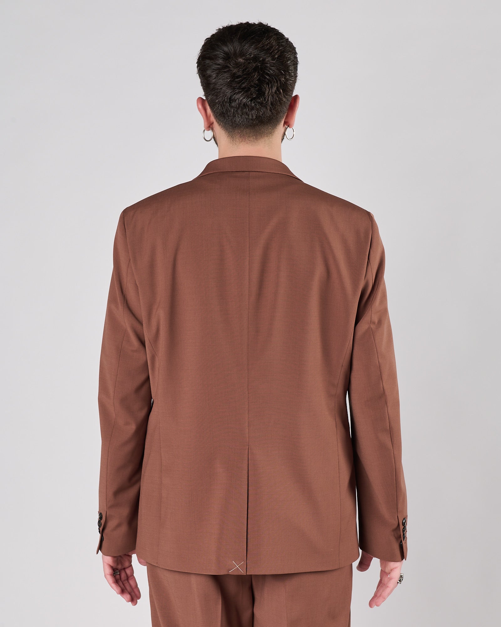 Giacca Officina36 un petto tabacco