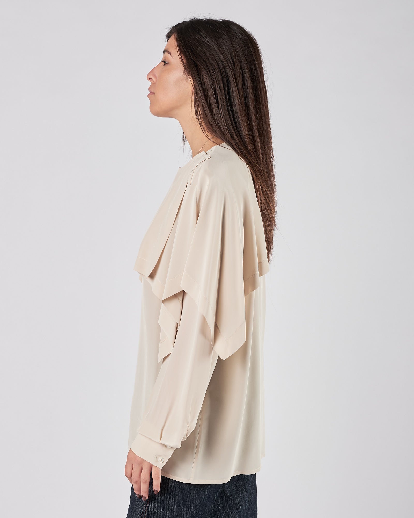 Camicia Tela9 morbida gesso