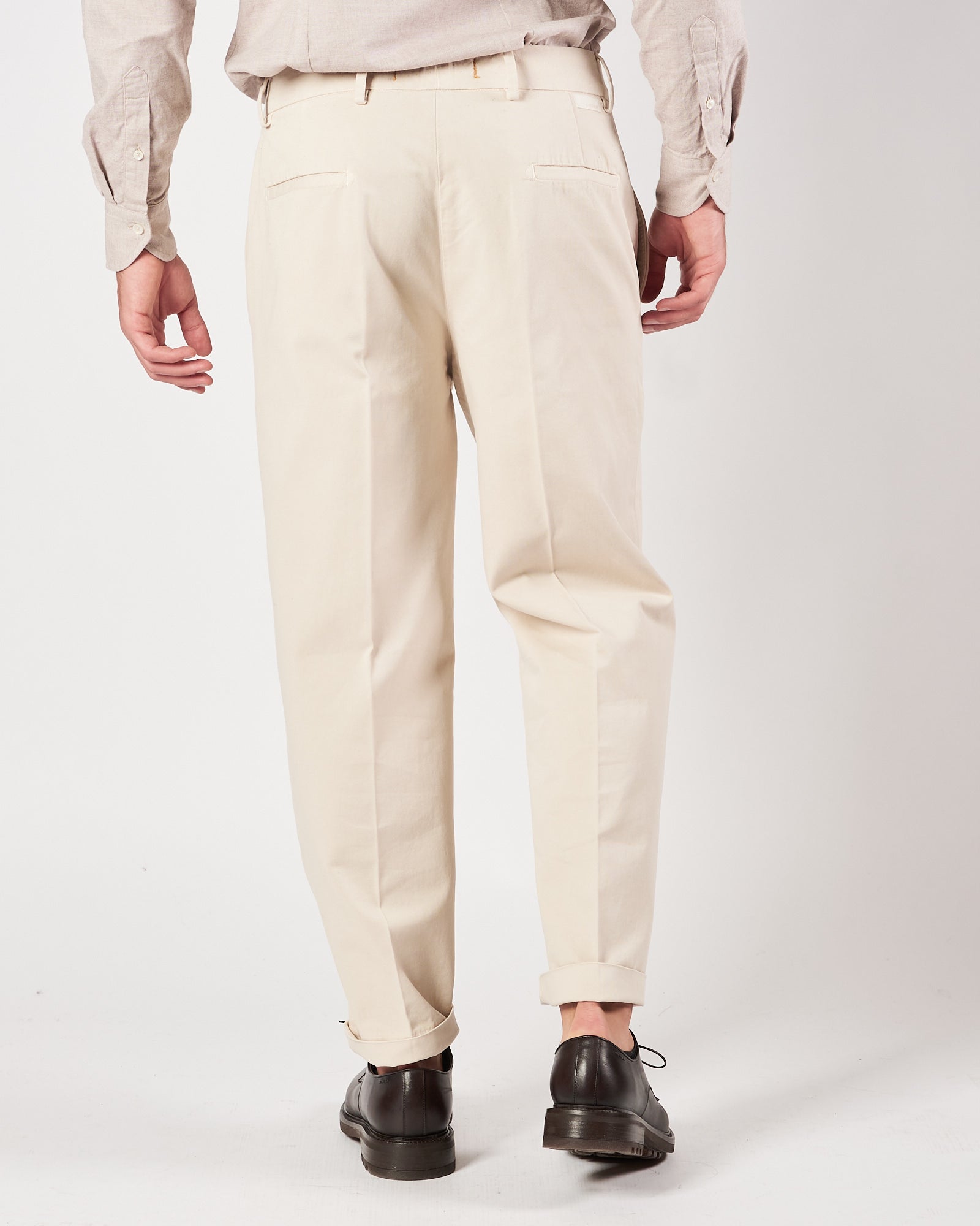 Pantalone Bonheur over fit beige