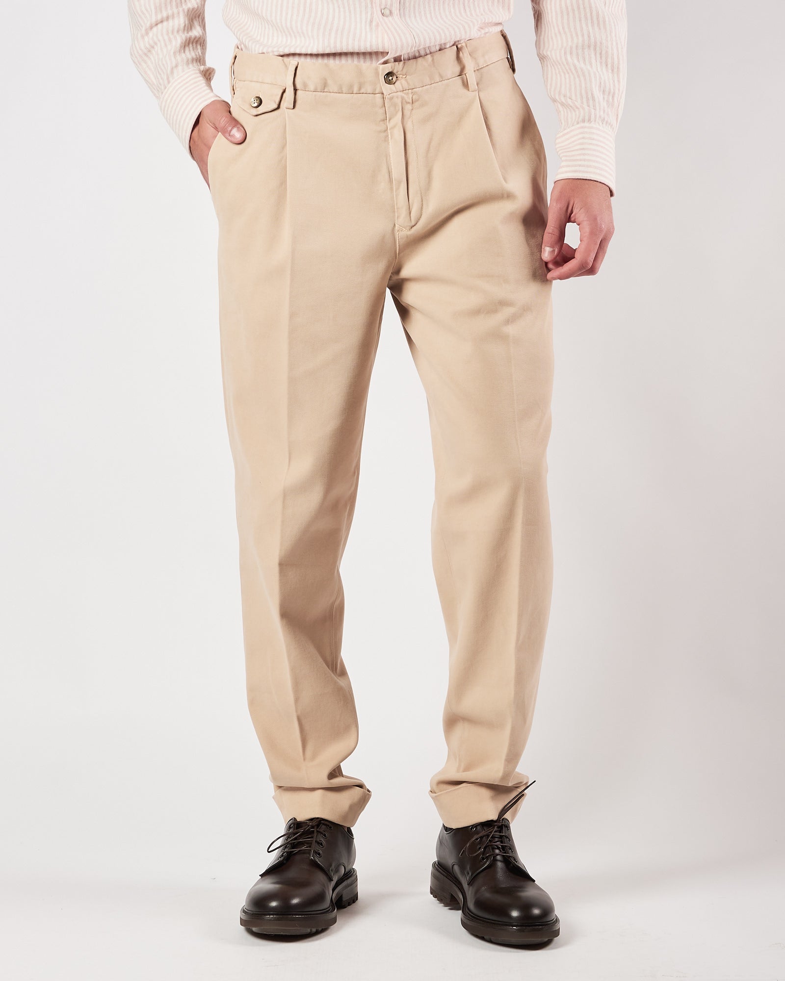 Pantalone Lbm1911 una pence beige