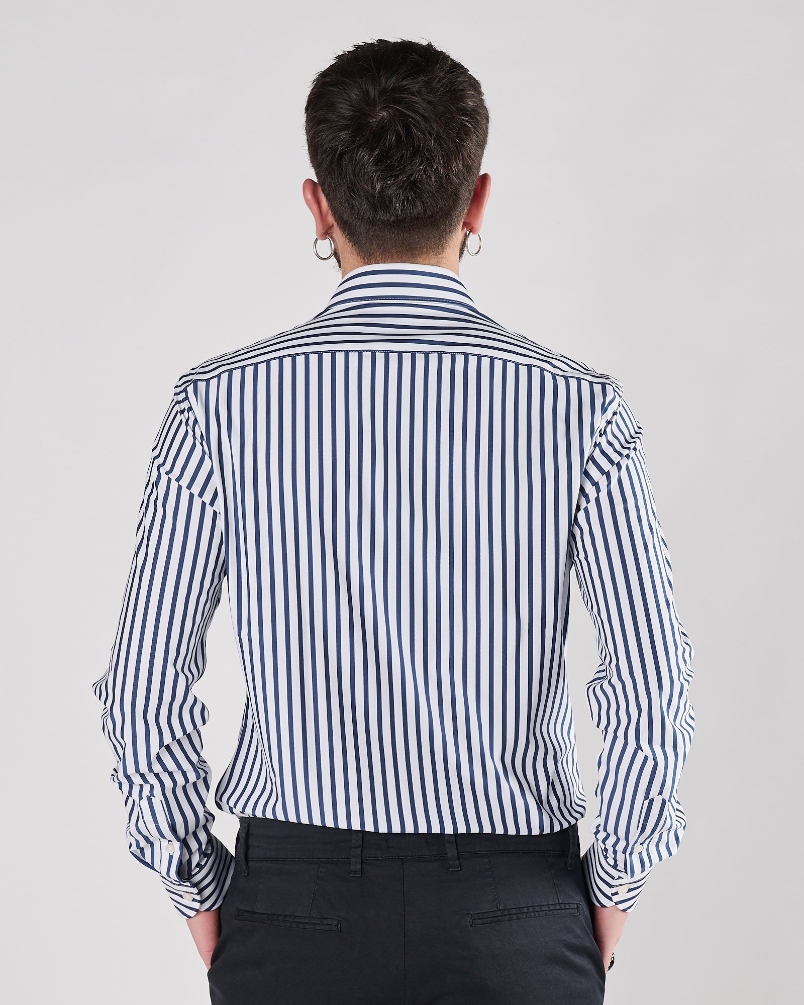 Camicia Xacus active a righe blu