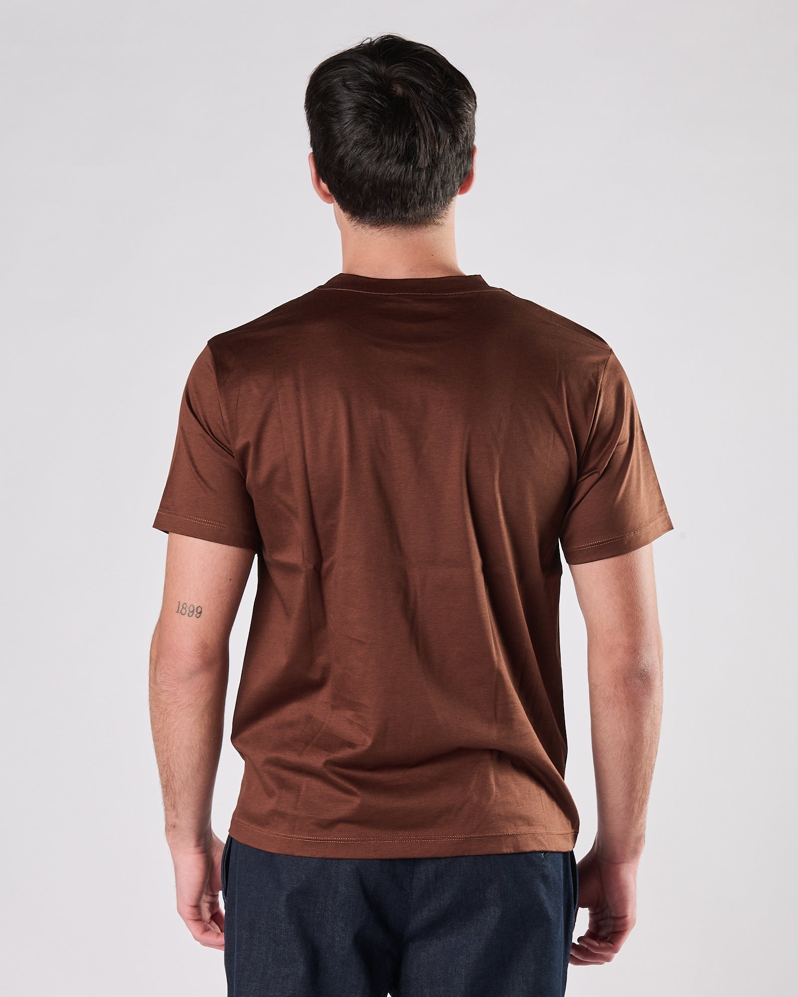 T-shirt Aimé regular tessuto modal moro