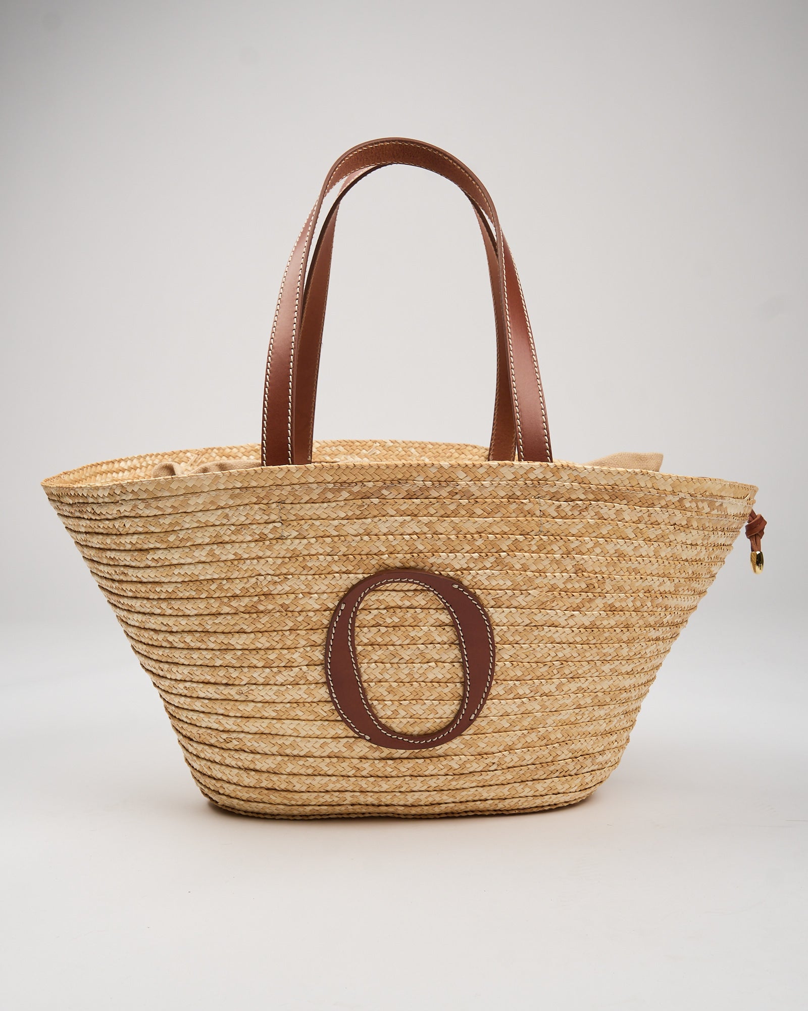 Borsa Orciani tropea in paglia beige