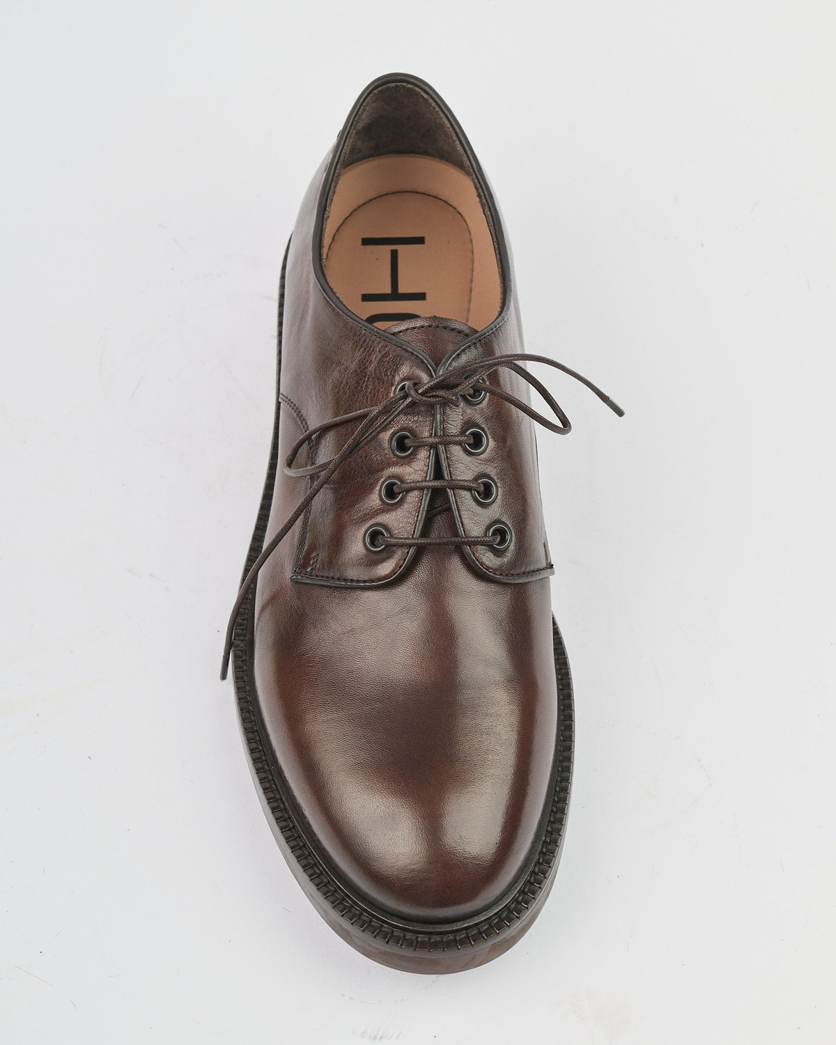 Scarpa Alexander Hotto allacciata testa moro