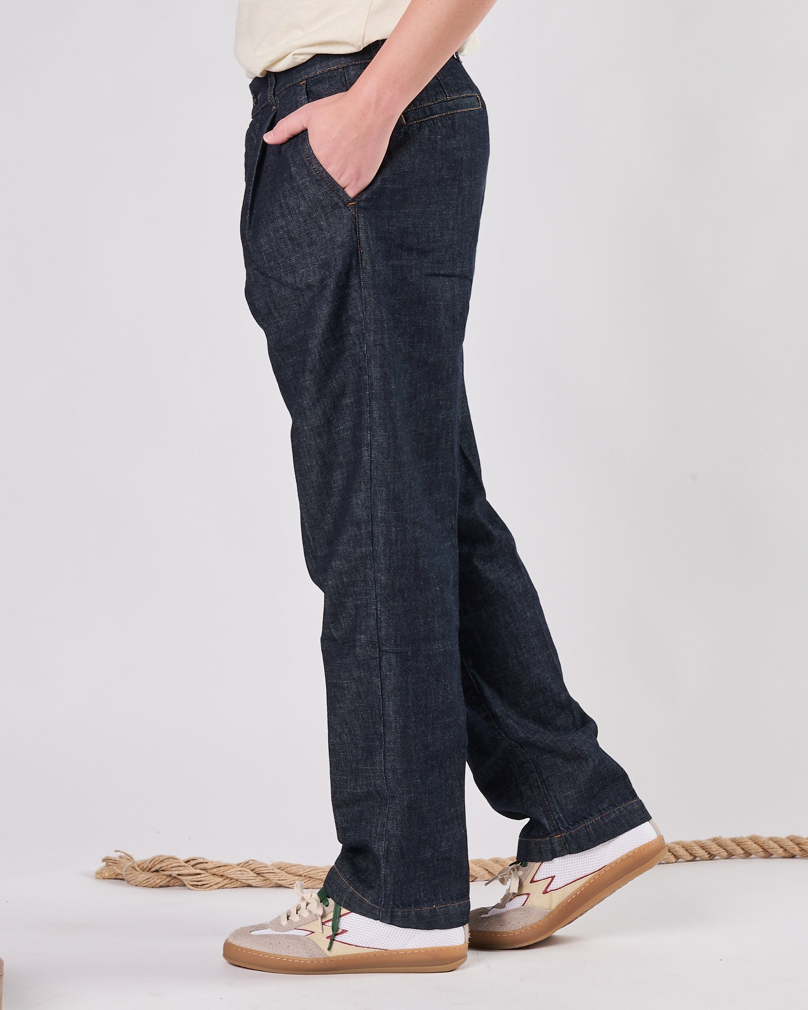 Jeans Officina36 con pence blu