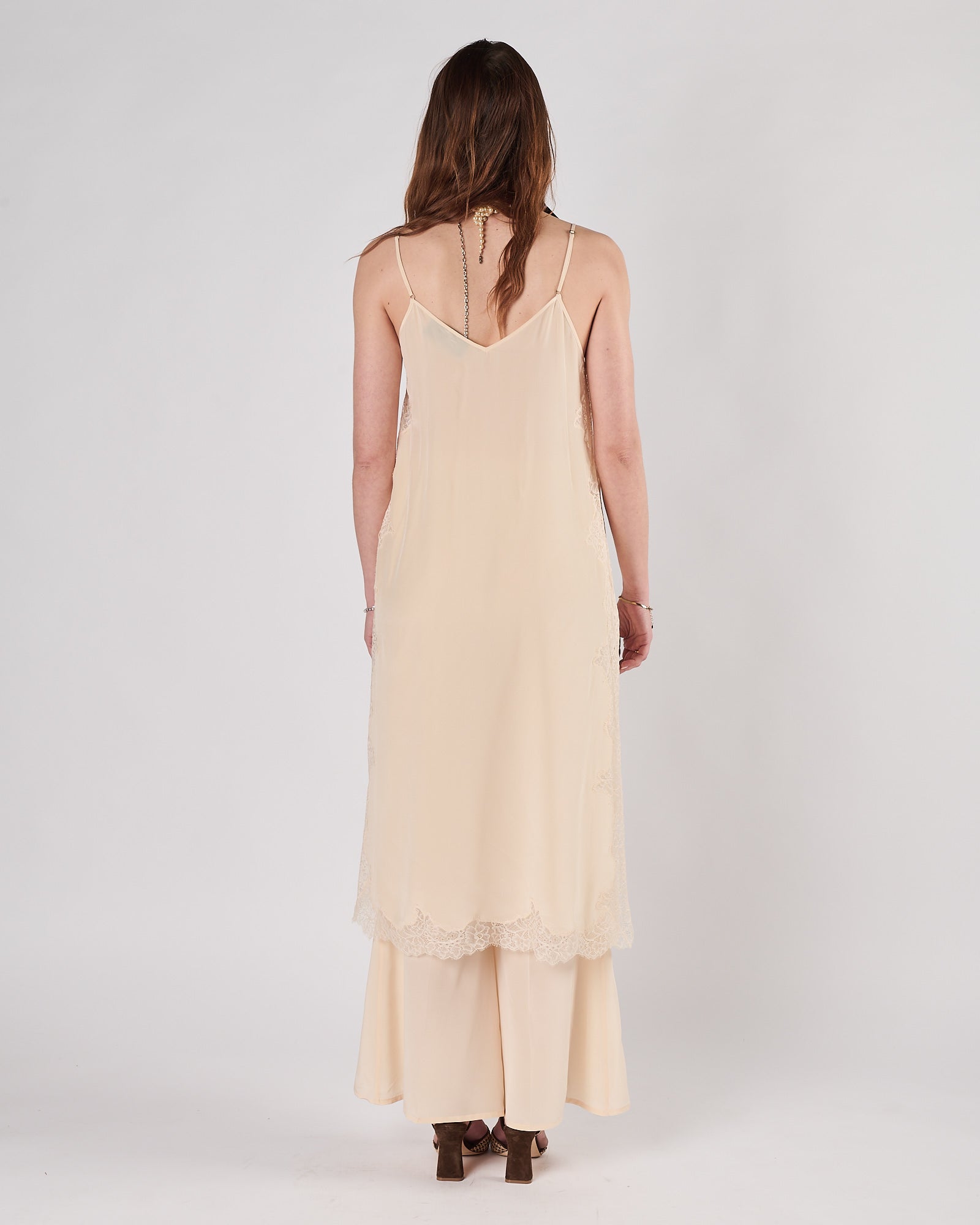 Casacca Mes Demoiselles scivolta con pizzo nude