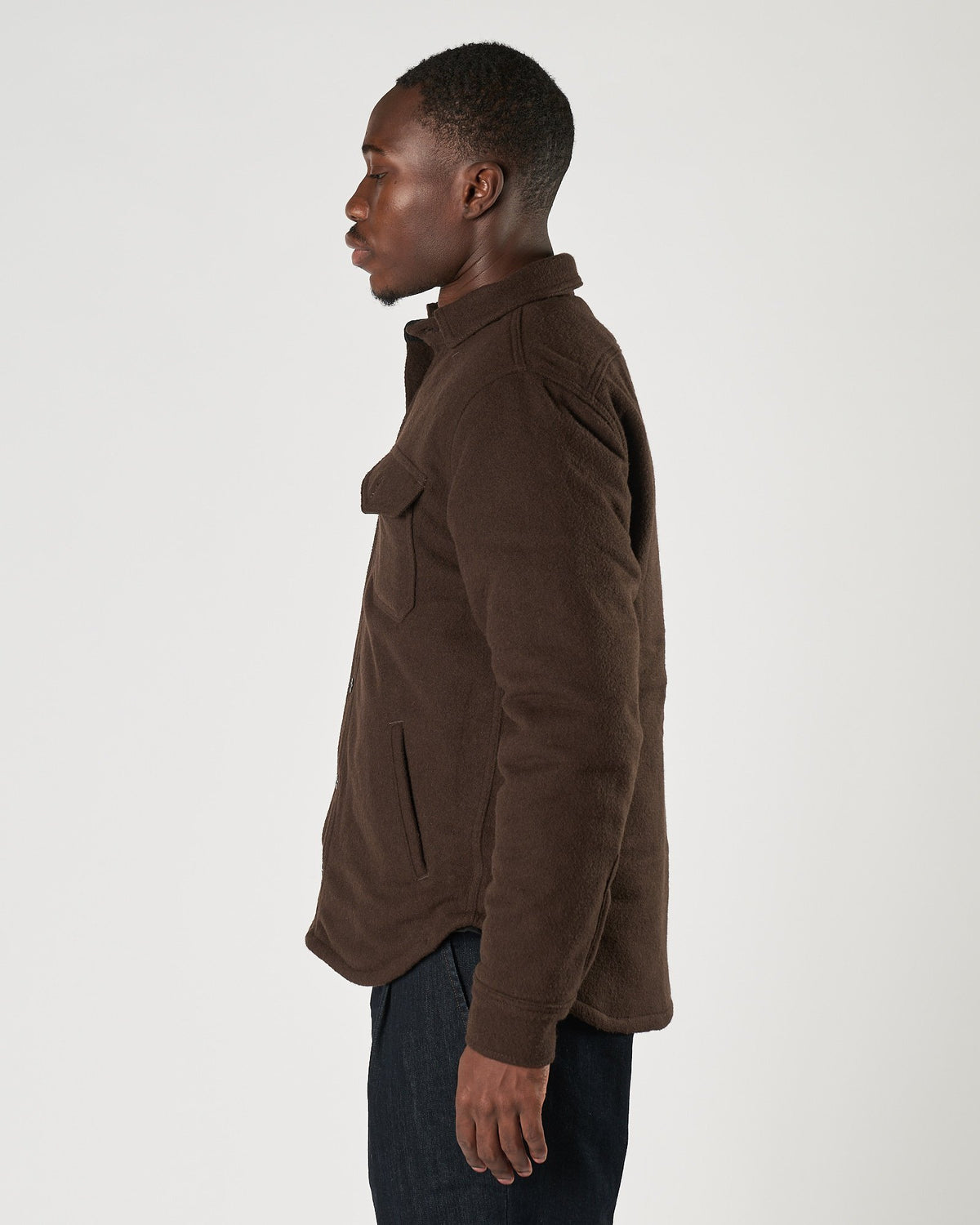 Giacca camicia Chesapeake's imbottita moro