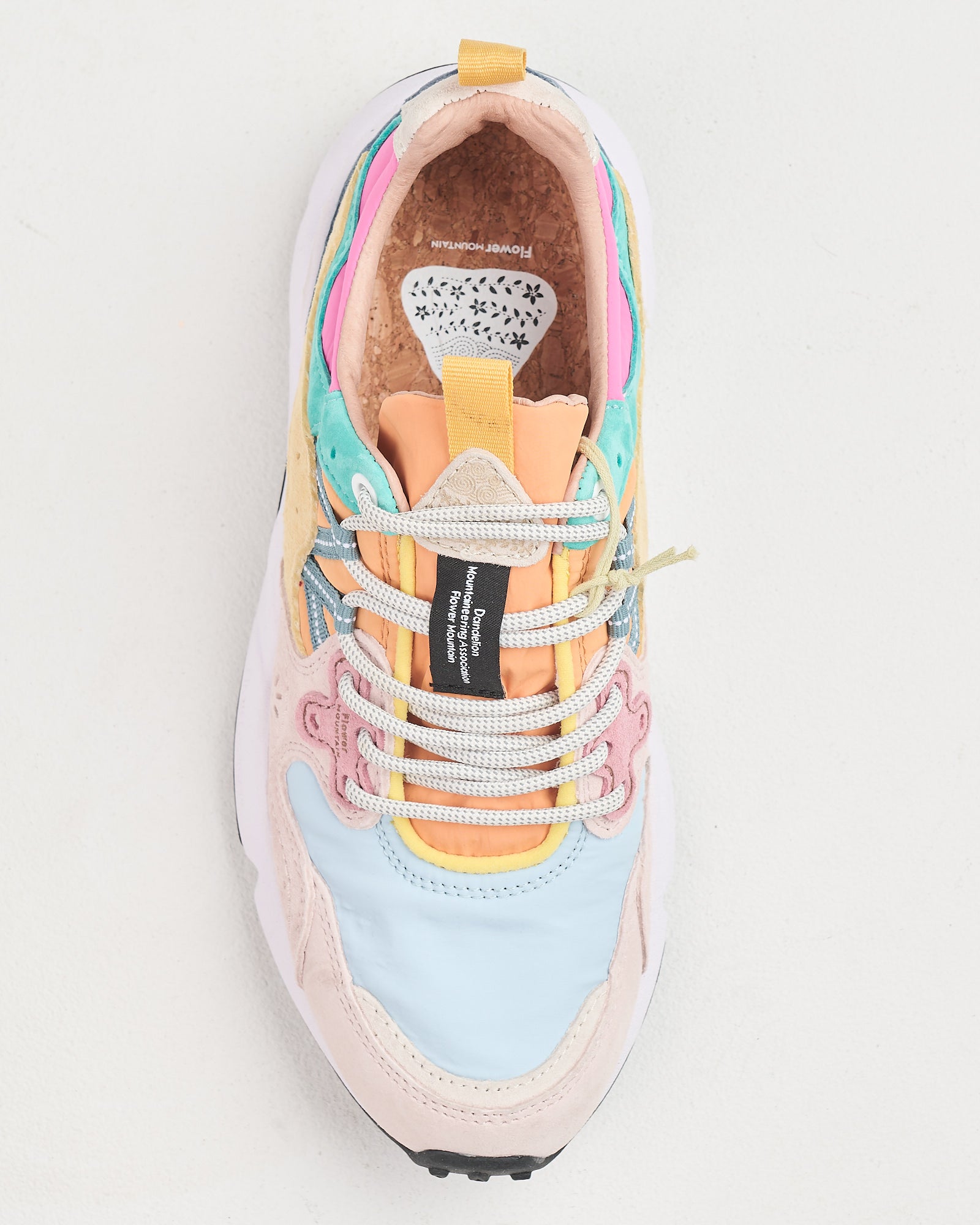 Sneaker Flower Mountain Rose Azure Cream