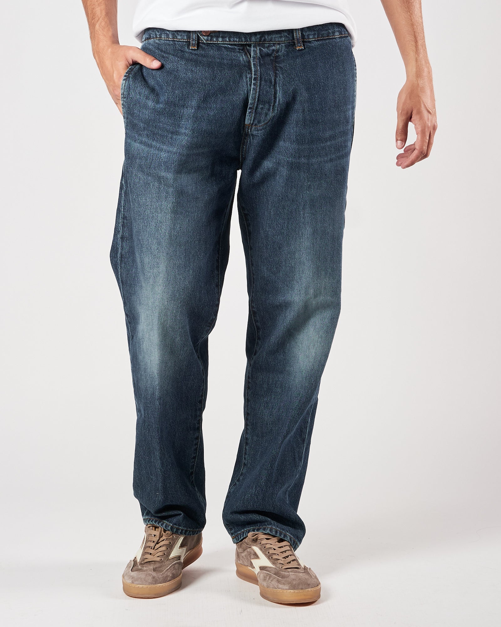 Jeans Officina36 morbido blu