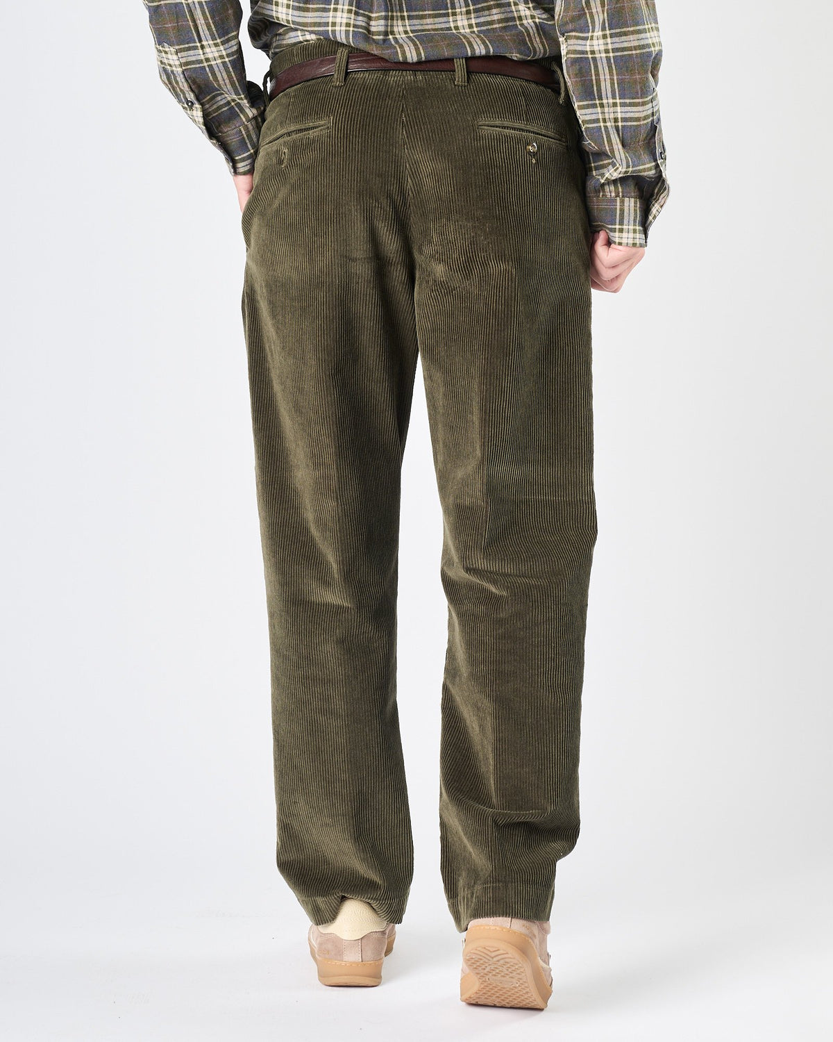 Pantalone Aimé in velluto verde