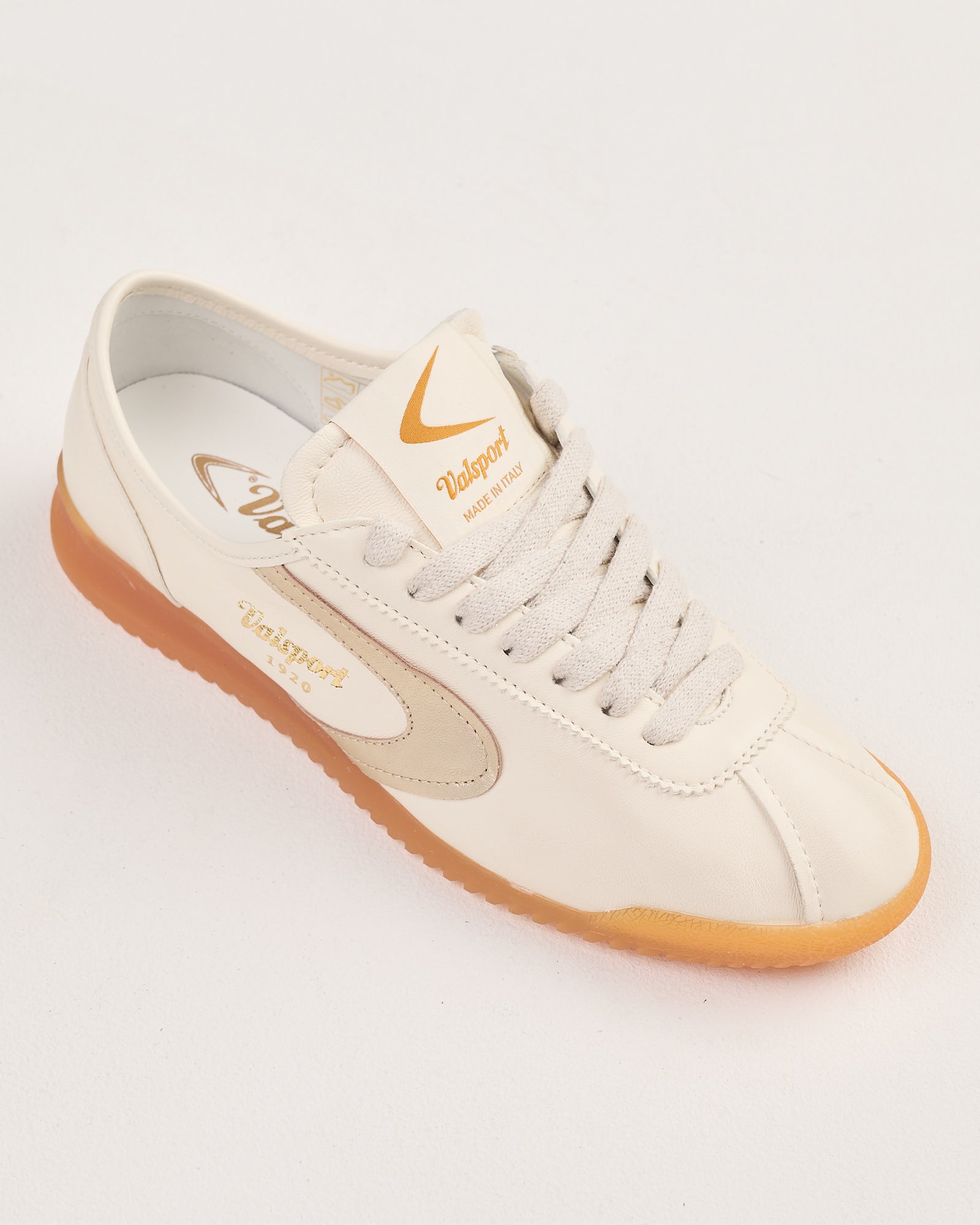 Sneaker Valport in pelle bianca