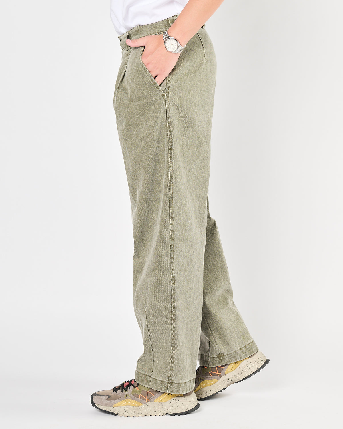 Jeans Aimé baggy militare
